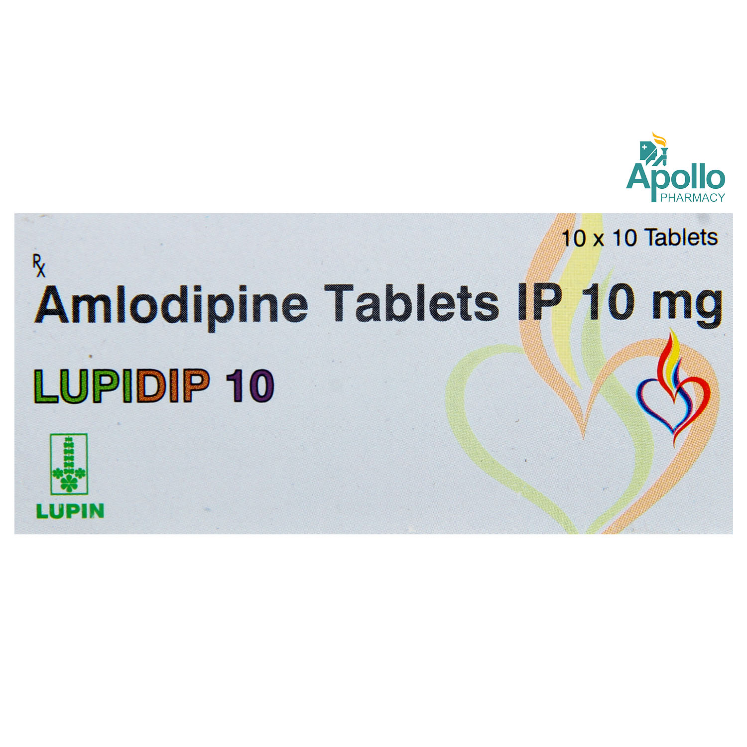 LUPIDIP 10MG TABLET, Pack of 10 TABLETS LUPIDIP 10MG TABLET, Pack of 10 TABLETS