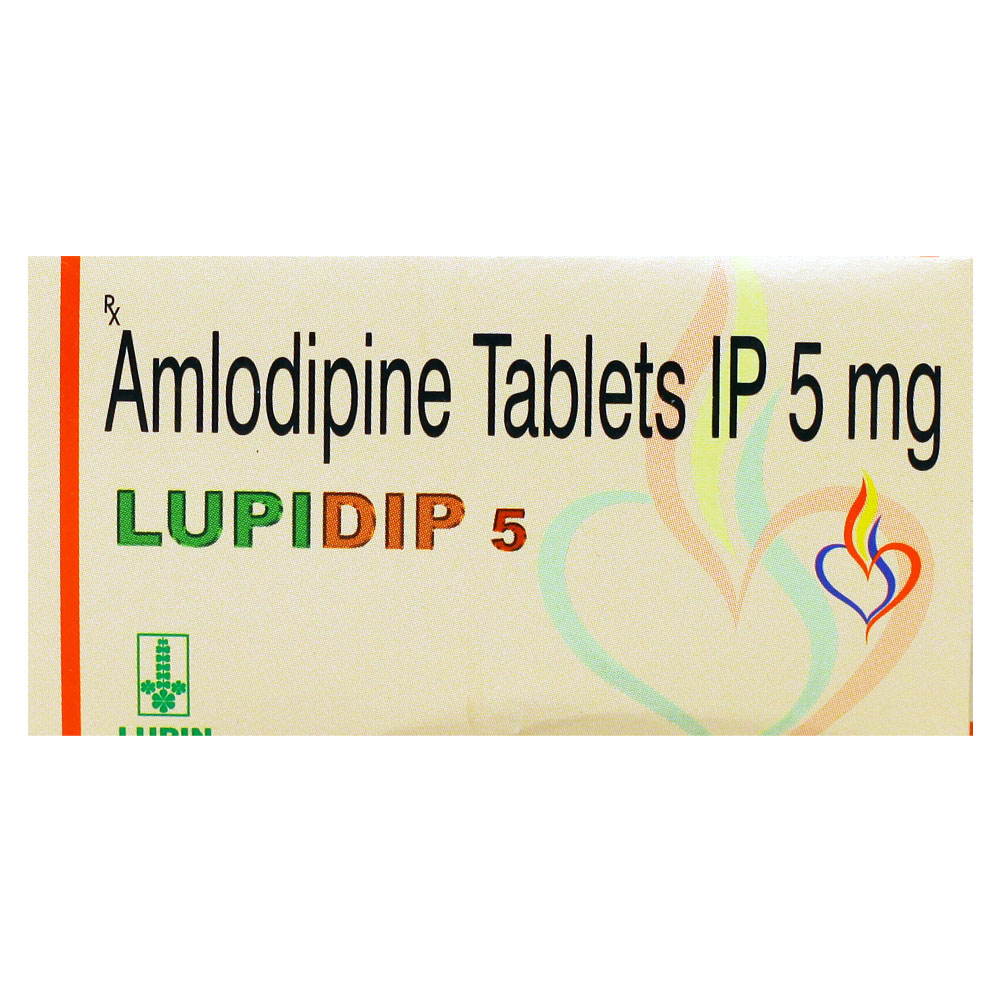 Lupidip 5 Tablet 10's, Pack of 10 TABLETS Lupidip 5 Tablet 10's, Pack of 10 TABLETS