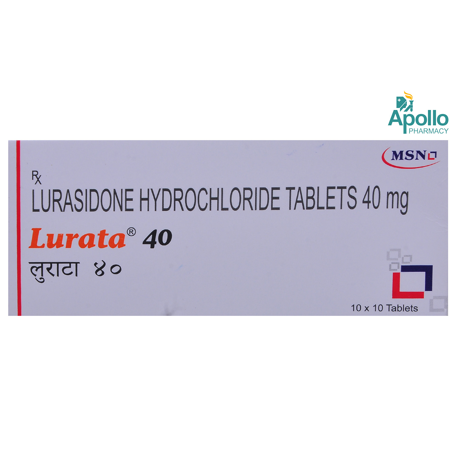 Lurata 40 Tablet 10's, Pack of 10 TABLETS Lurata 40 Tablet 10's, Pack of 10 TABLETS