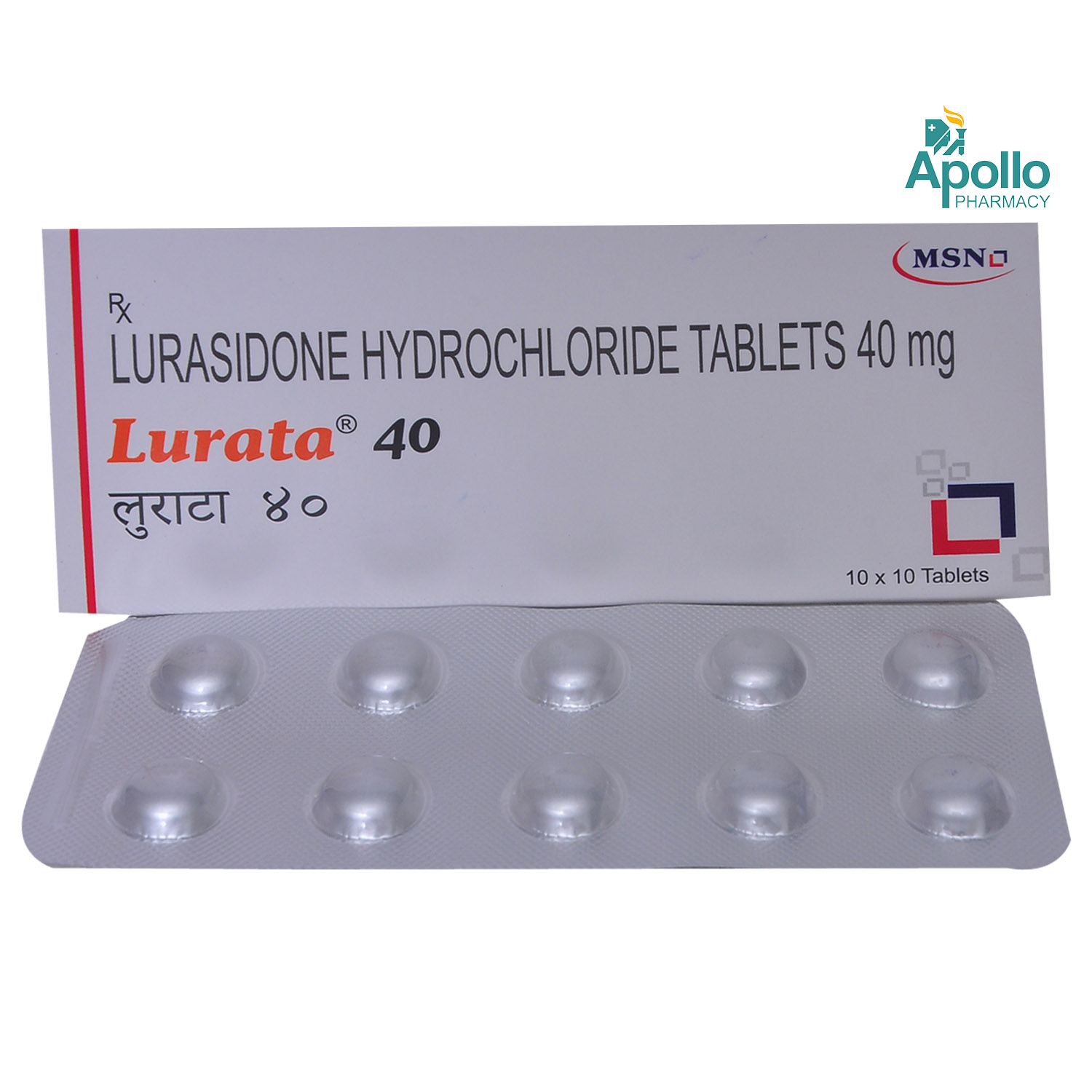 Lurata 40 Tablet 10's, Pack of 10 TABLETS Lurata 40 Tablet 10's, Pack of 10 TABLETS
