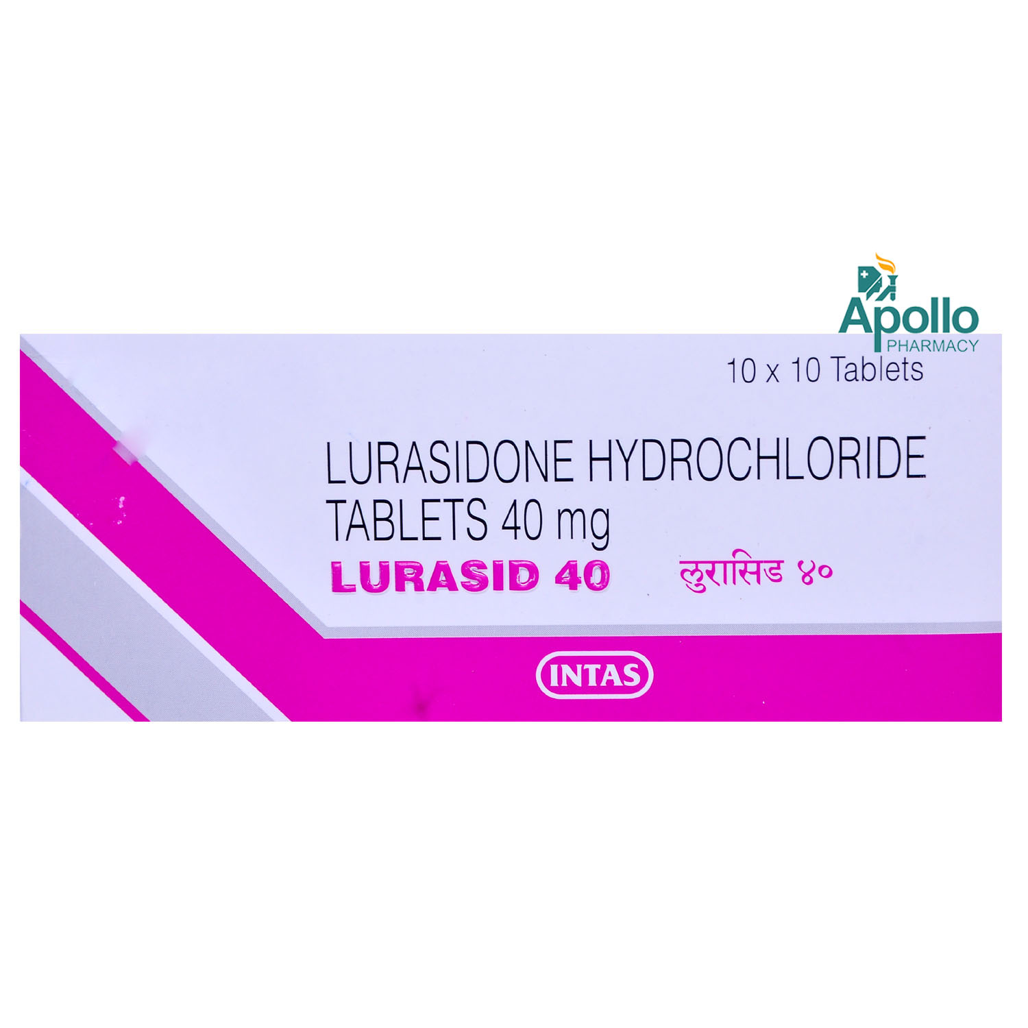 Lurasid 40 Tablet 10's, Pack of 10 TABLETS Lurasid 40 Tablet 10's, Pack of 10 TABLETS