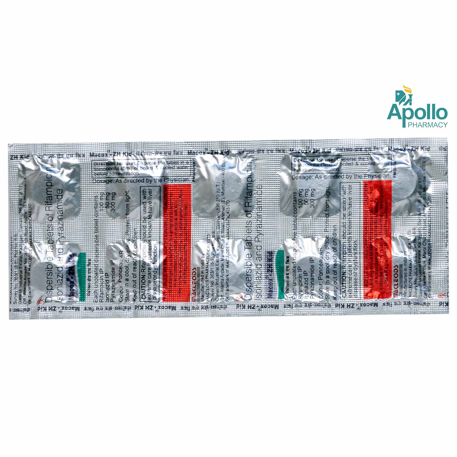 Macox ZH Kid Tablet 10's, Pack of 10 Macox ZH Kid Tablet 10's, Pack of 10