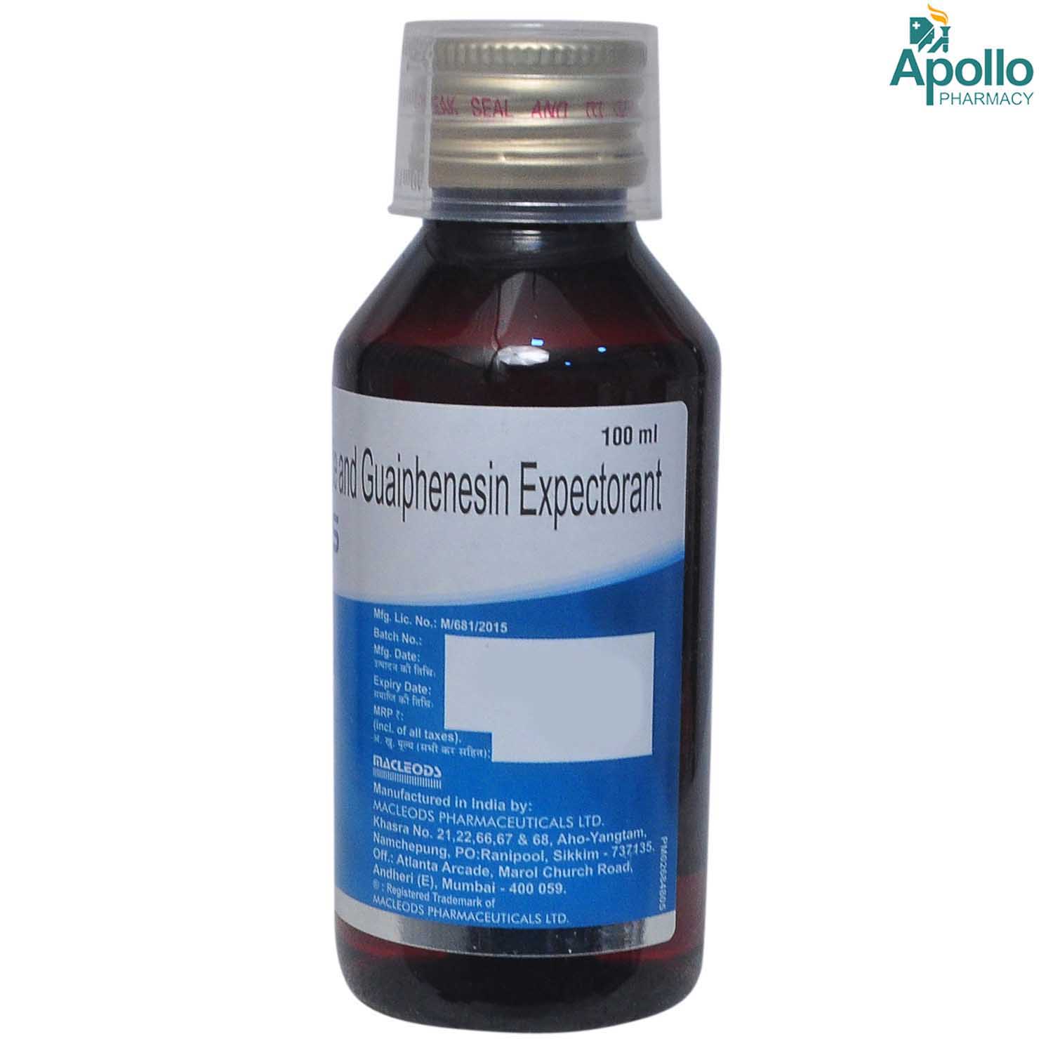 Macbery LS Expctorant 100 ml, Pack of 1 Expectorant Macbery LS Expctorant 100 ml, Pack of 1 Expectorant