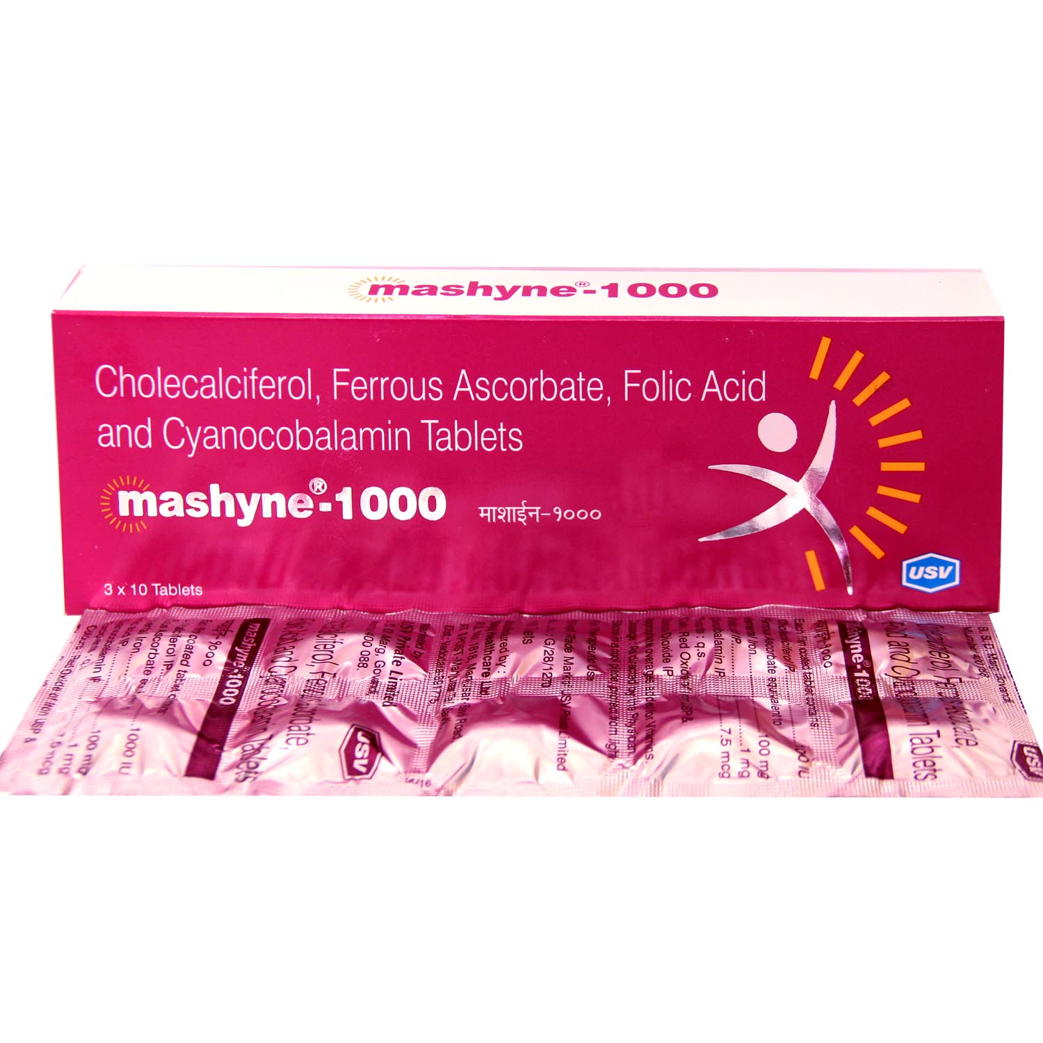 Mashyne-1000 Tablet 10's, Pack of 10 Mashyne-1000 Tablet 10's, Pack of 10