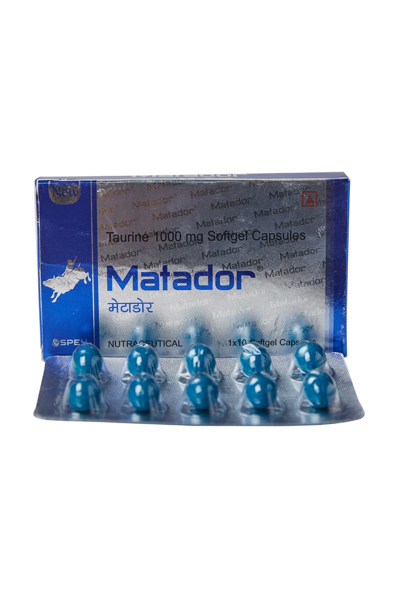 Matador Softgels Capsule 10's, Pack of 10 CAPSULES Matador Softgels Capsule 10's, Pack of 10 CAPSULES