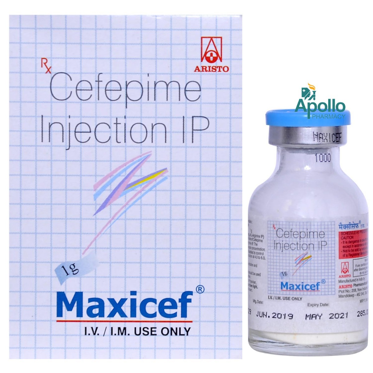 Maxicef 1000mg Injection, Pack of 1 INJECTION Maxicef 1000mg Injection, Pack of 1 INJECTION