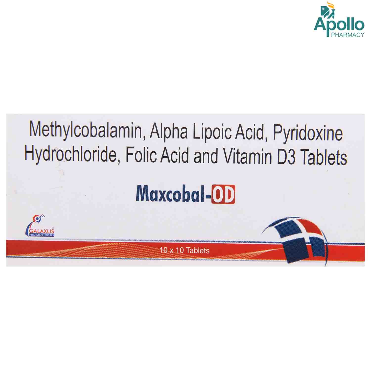 Maxcobal-OD Tablet 10's, Pack of 10 Maxcobal-OD Tablet 10's, Pack of 10