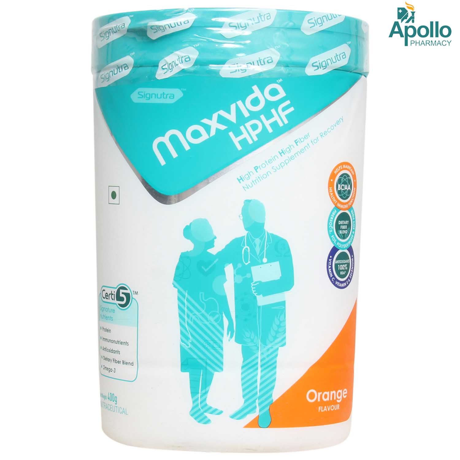 Maxvida HPHF Orange Flavour Powder 400 gm, Pack of 1 Maxvida HPHF Orange Flavour Powder 400 gm, Pack of 1