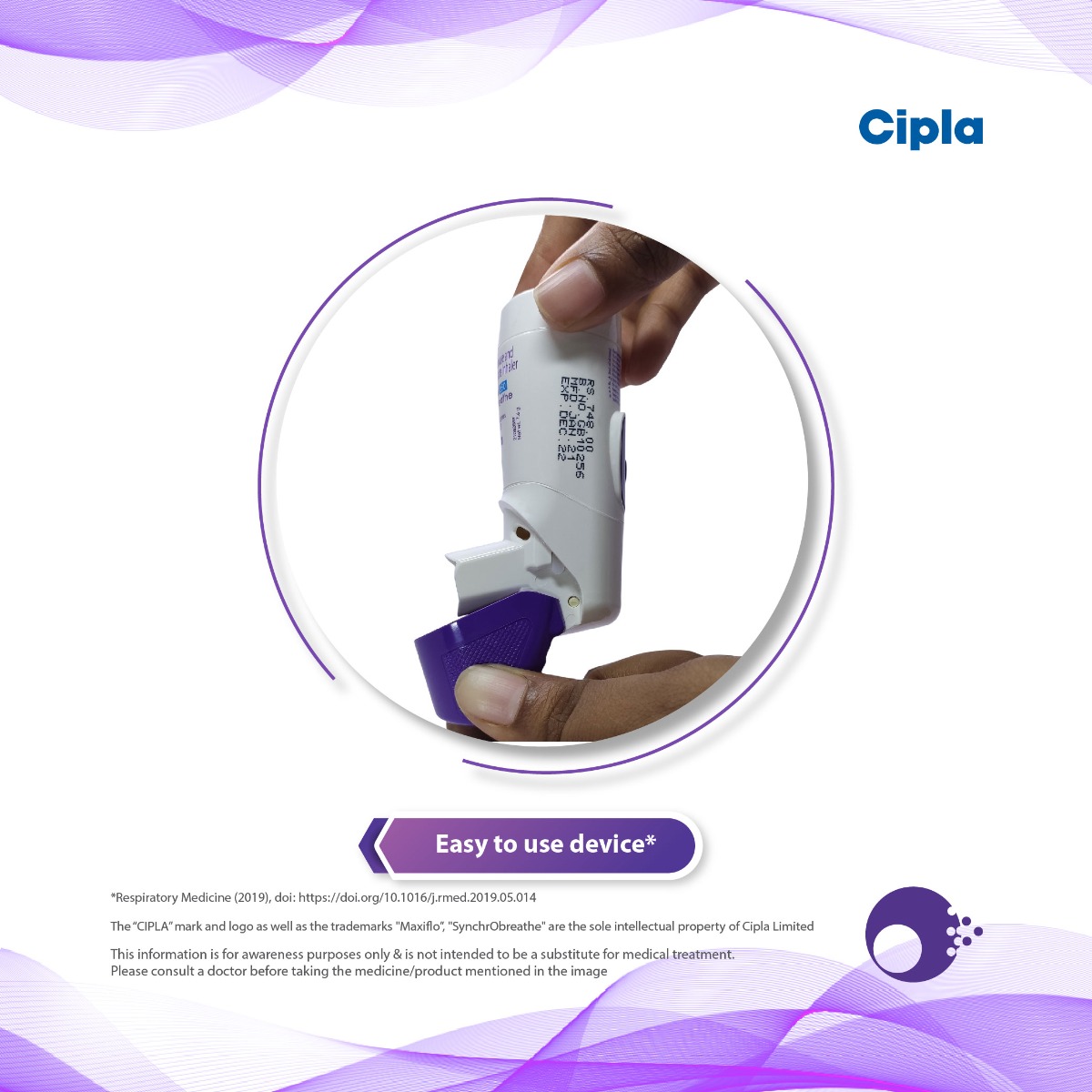 Maxiflo 250 Synchrobreathe Inhaler 120 mdi, Pack of 1 INHALER Maxiflo 250 Synchrobreathe Inhaler 120 mdi, Pack of 1 INHALER