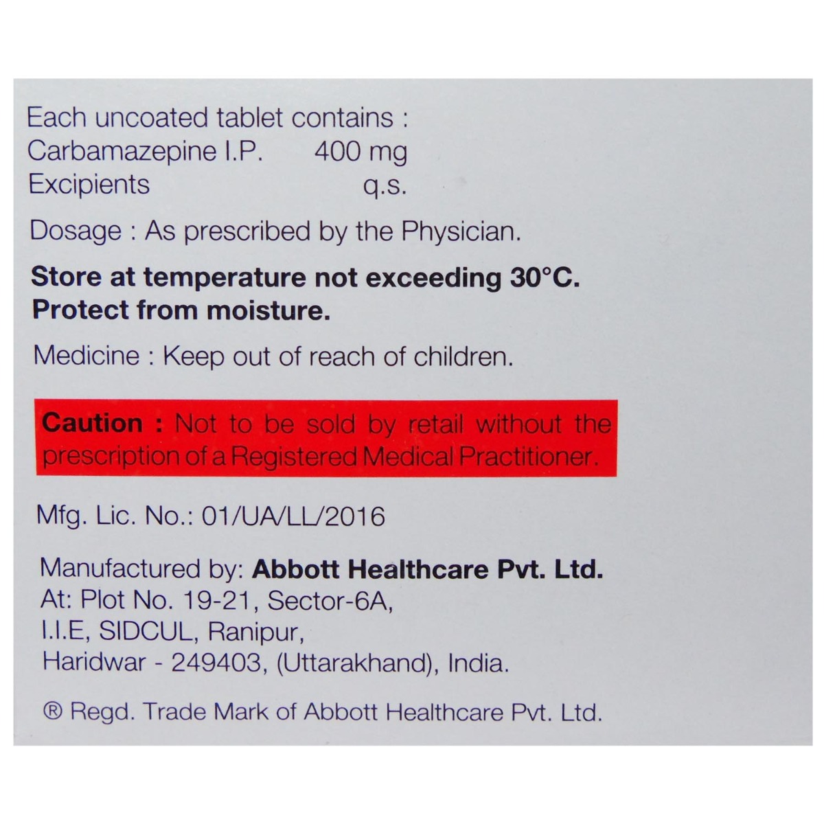 Mazetol 400 Tablet 10's, Pack of 10 TabletS Mazetol 400 Tablet 10's, Pack of 10 TabletS