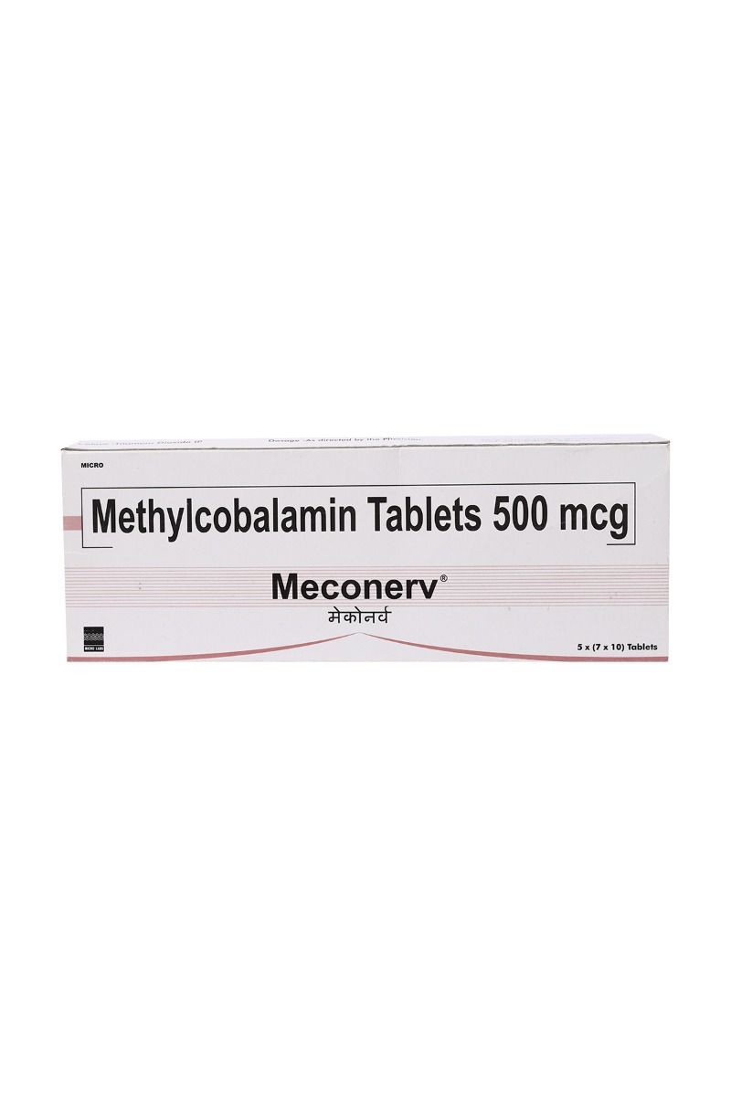 Meconerv 500 Tablet 10's, Pack of 10 TabletS Meconerv 500 Tablet 10's, Pack of 10 TabletS