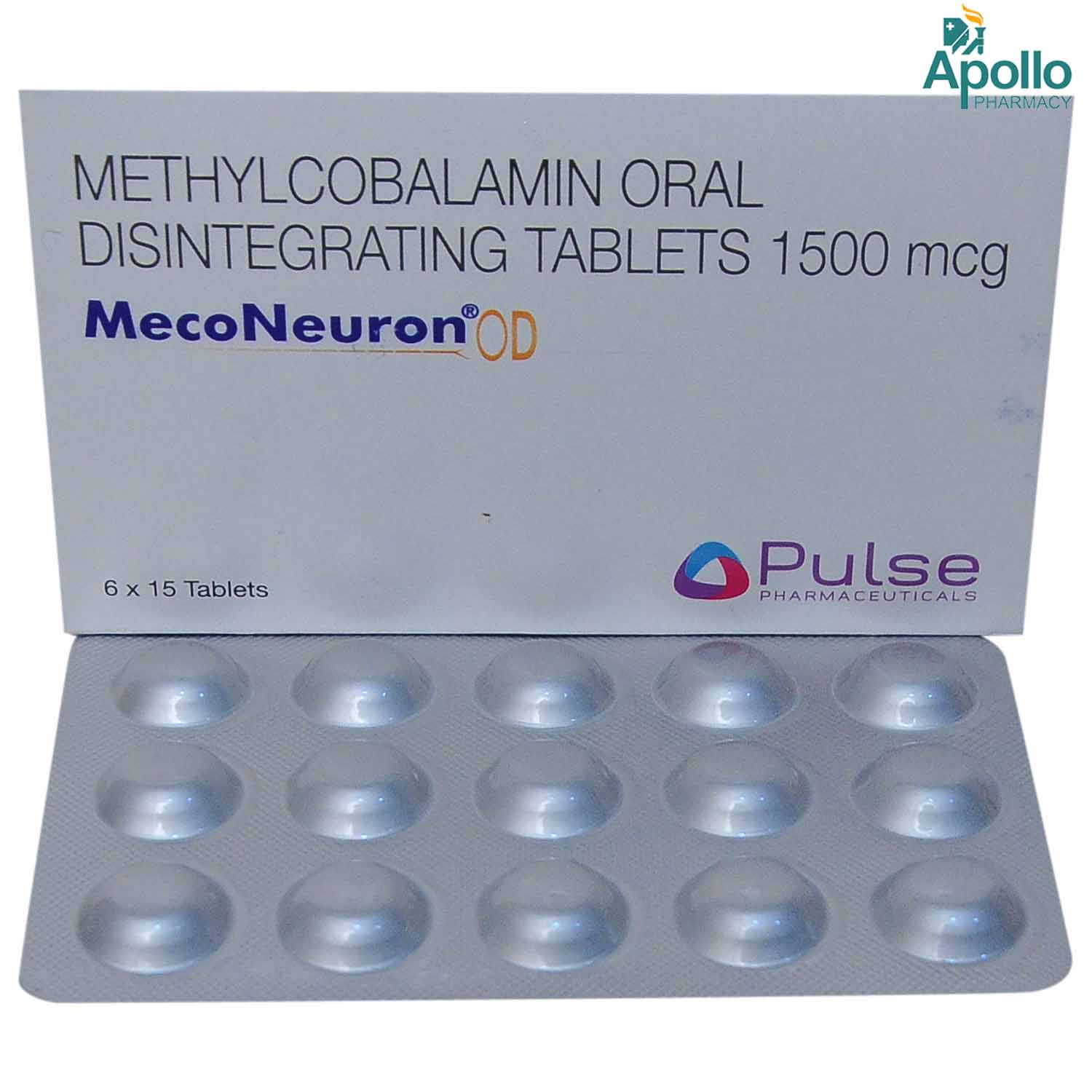 Meconeuron Od 1500mg Tablet, Pack of 15 TABLETS Meconeuron Od 1500mg Tablet, Pack of 15 TABLETS