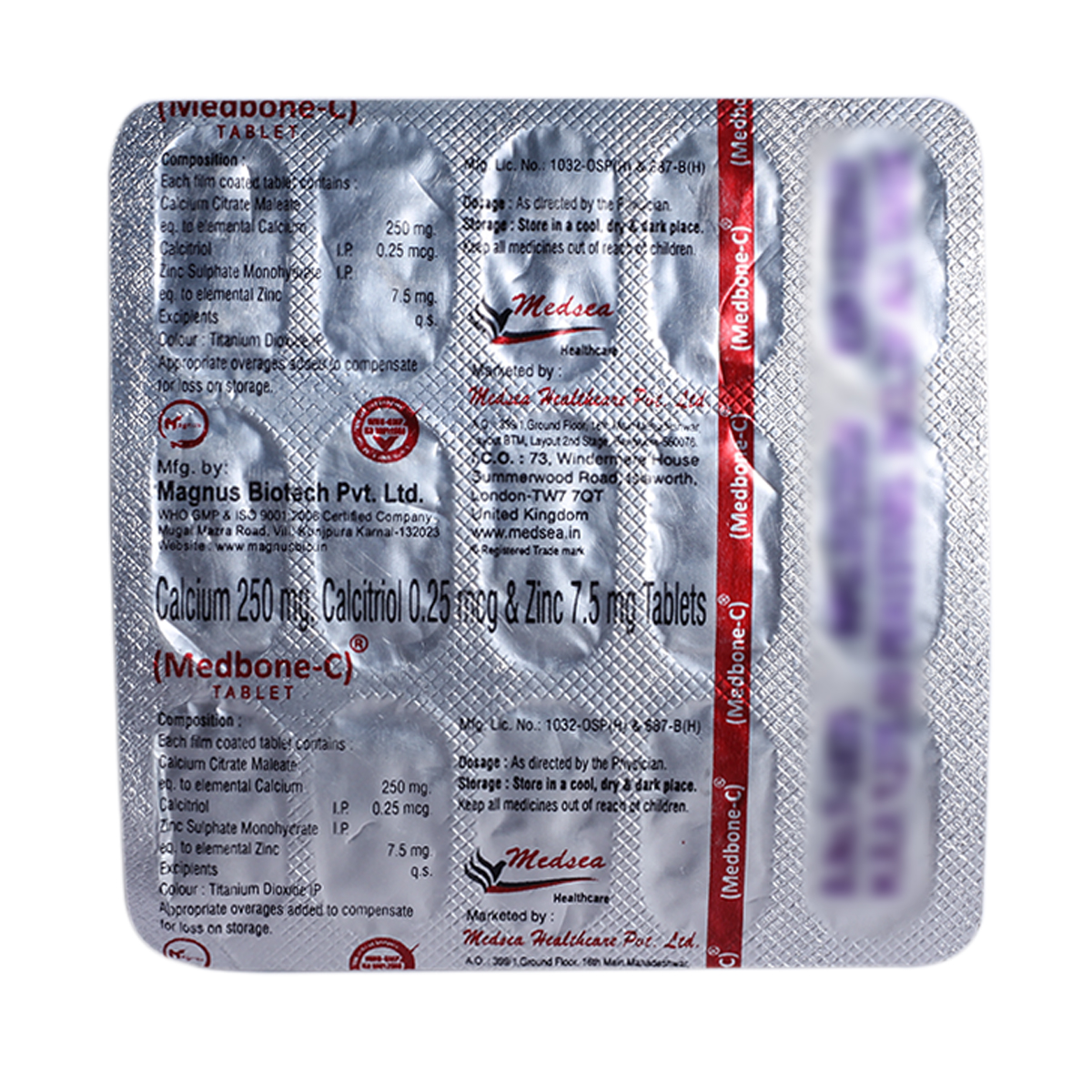Medbone-C Tablet 15's, Pack of 15 TABLETS Medbone-C Tablet 15's, Pack of 15 TABLETS