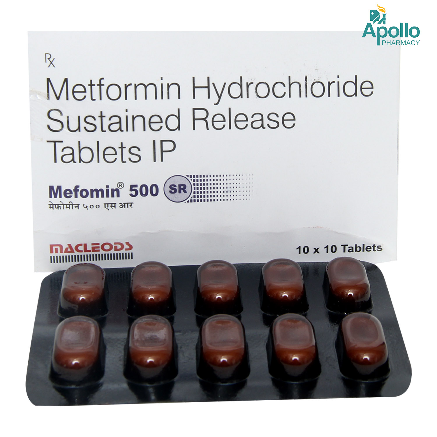 Mefomin 500 SR Tablet 10's, Pack of 10 TabletS Mefomin 500 SR Tablet 10's, Pack of 10 TabletS
