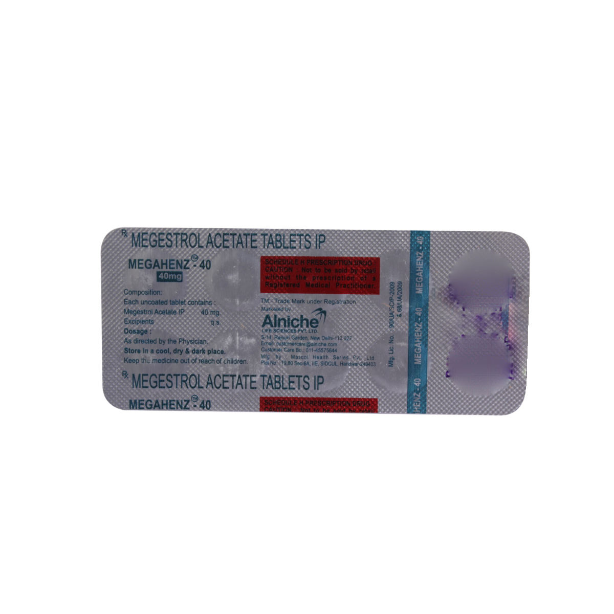 Megahenz-40 Tablet 10's, Pack of 10 TabletS Megahenz-40 Tablet 10's, Pack of 10 TabletS