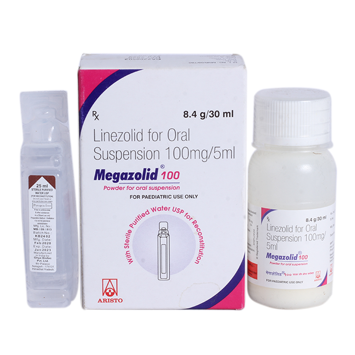Megazolid 100 mg Suspension 30 ml, Pack of 1 Liquid Megazolid 100 mg Suspension 30 ml, Pack of 1 Liquid