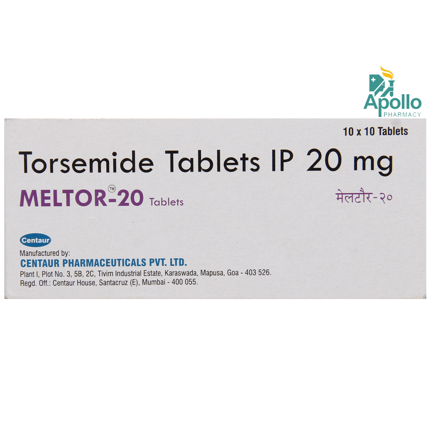 Meltor 20mg Tablet 10's