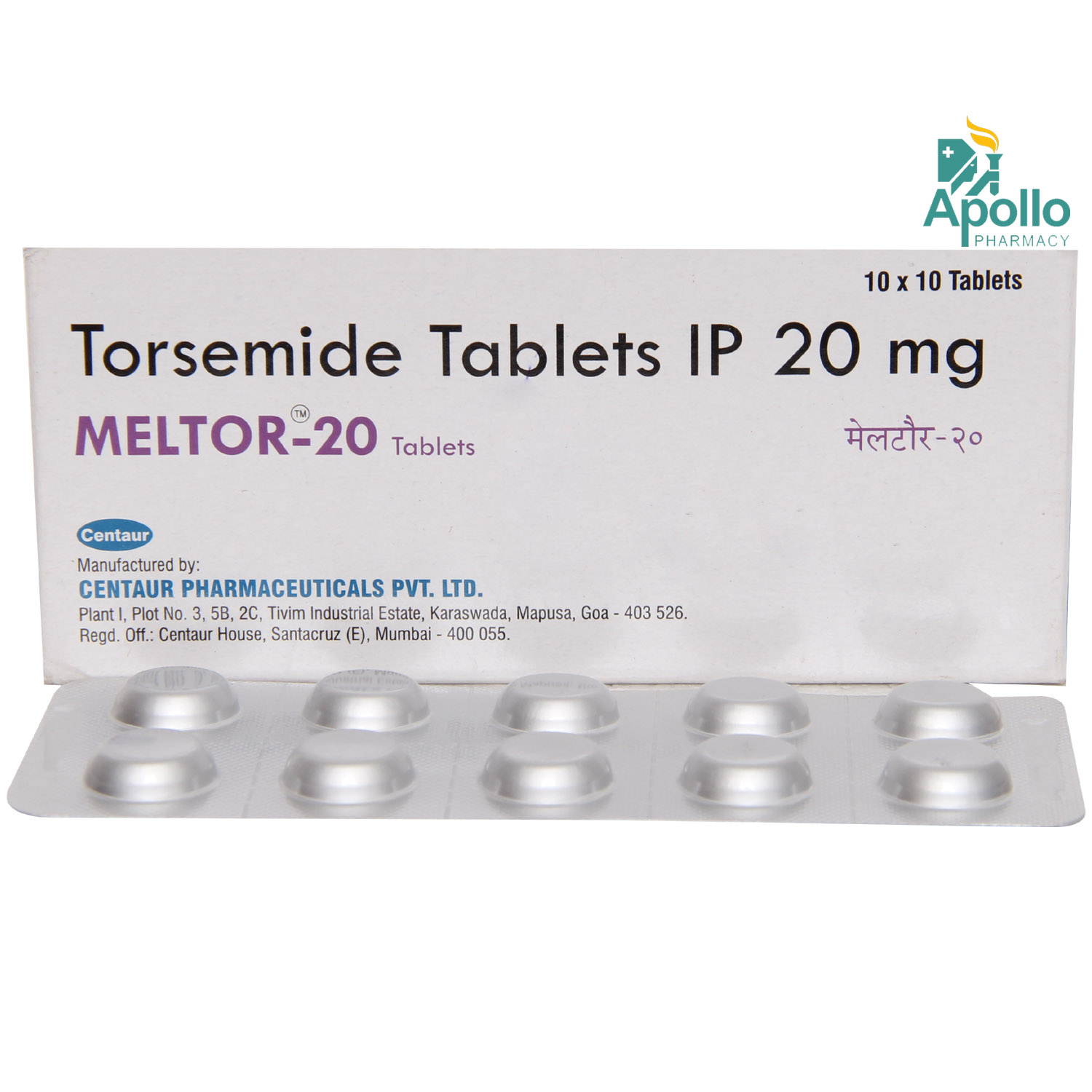 Meltor 20mg Tablet 10's, Pack of 10 TABLETS Meltor 20mg Tablet 10's, Pack of 10 TABLETS