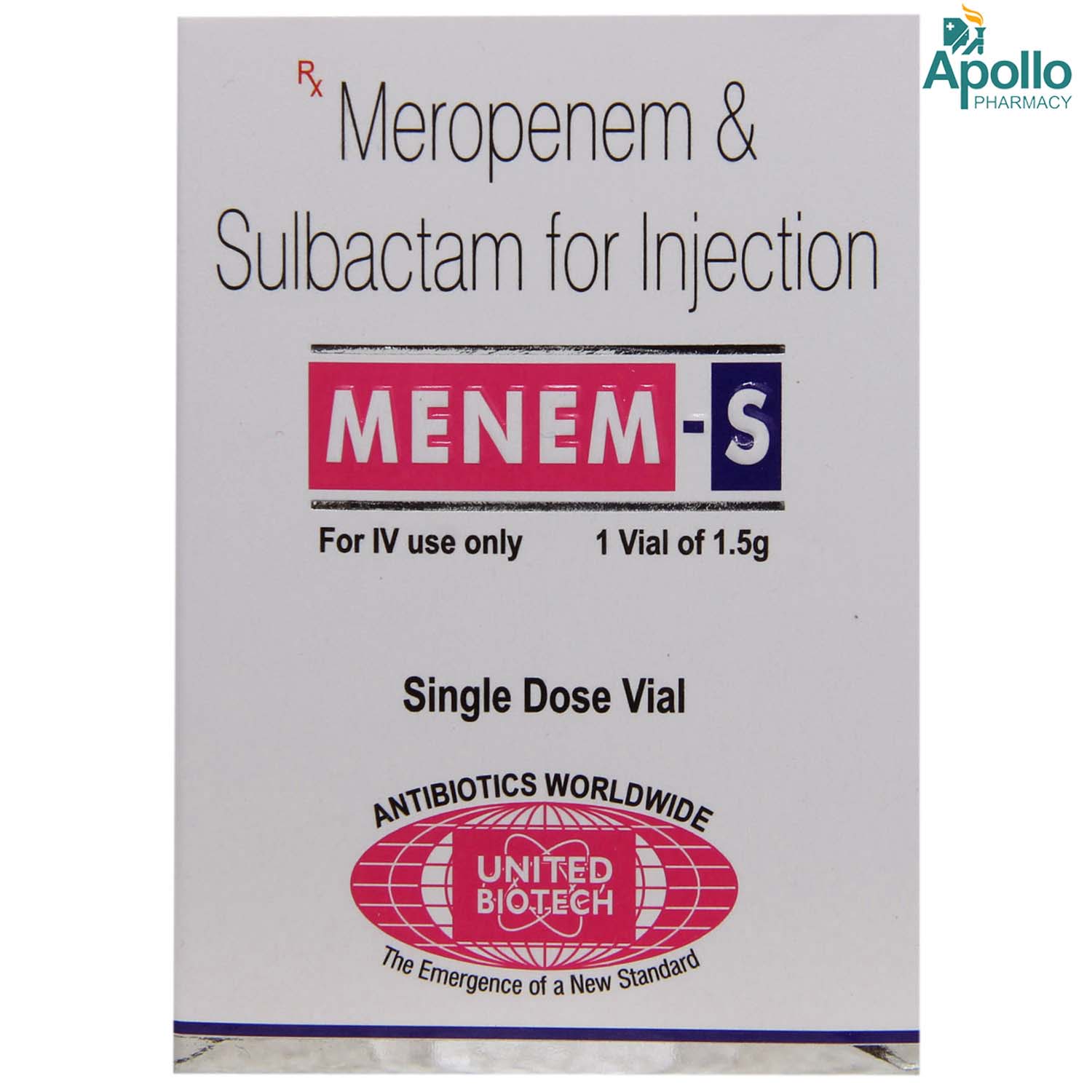 MENEMS INJECTION 1.5GM, Pack of 1 INJECTION MENEMS INJECTION 1.5GM, Pack of 1 INJECTION