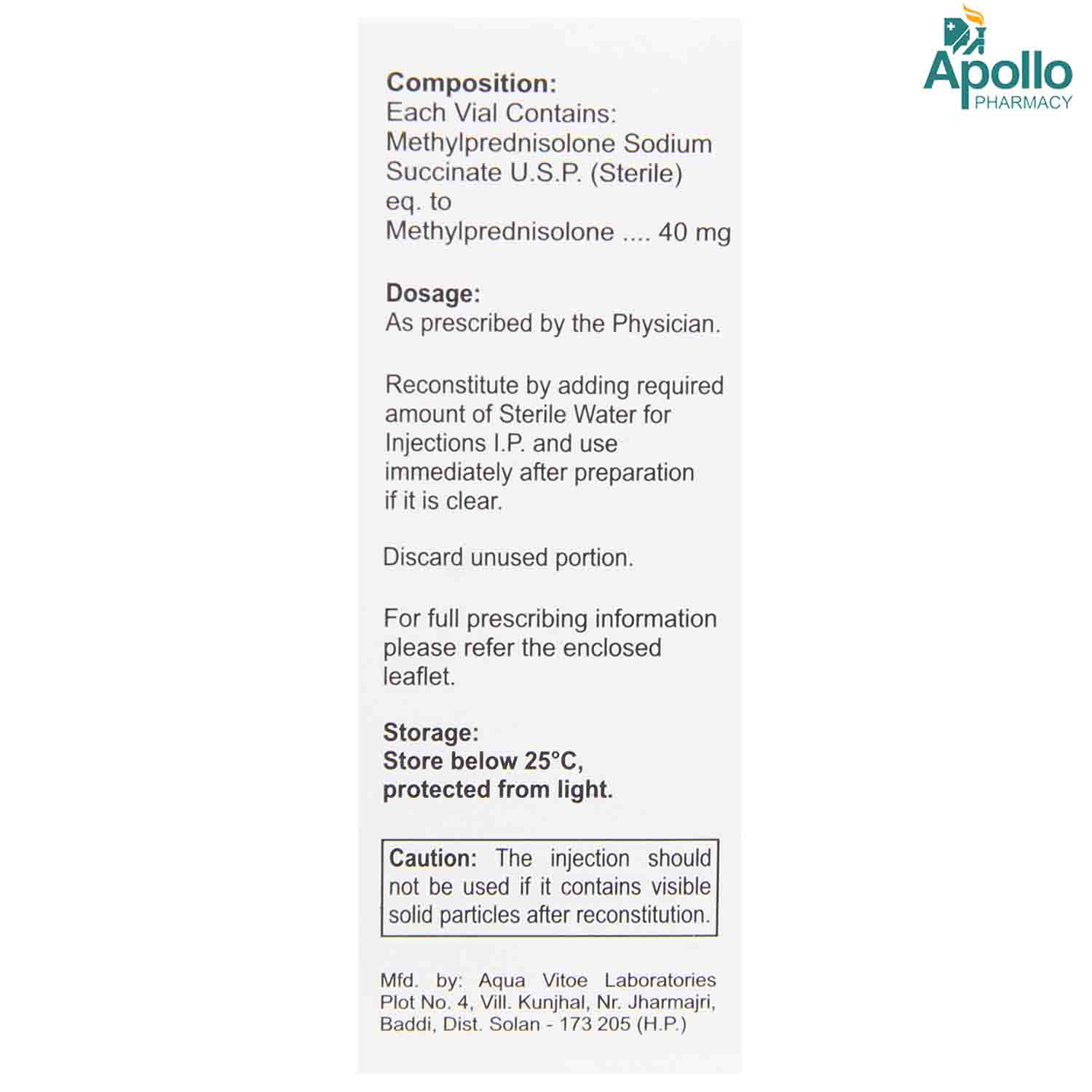 Mepsonate 40 mg Injection 1's, Pack of 1 Injection Mepsonate 40 mg Injection 1's, Pack of 1 Injection