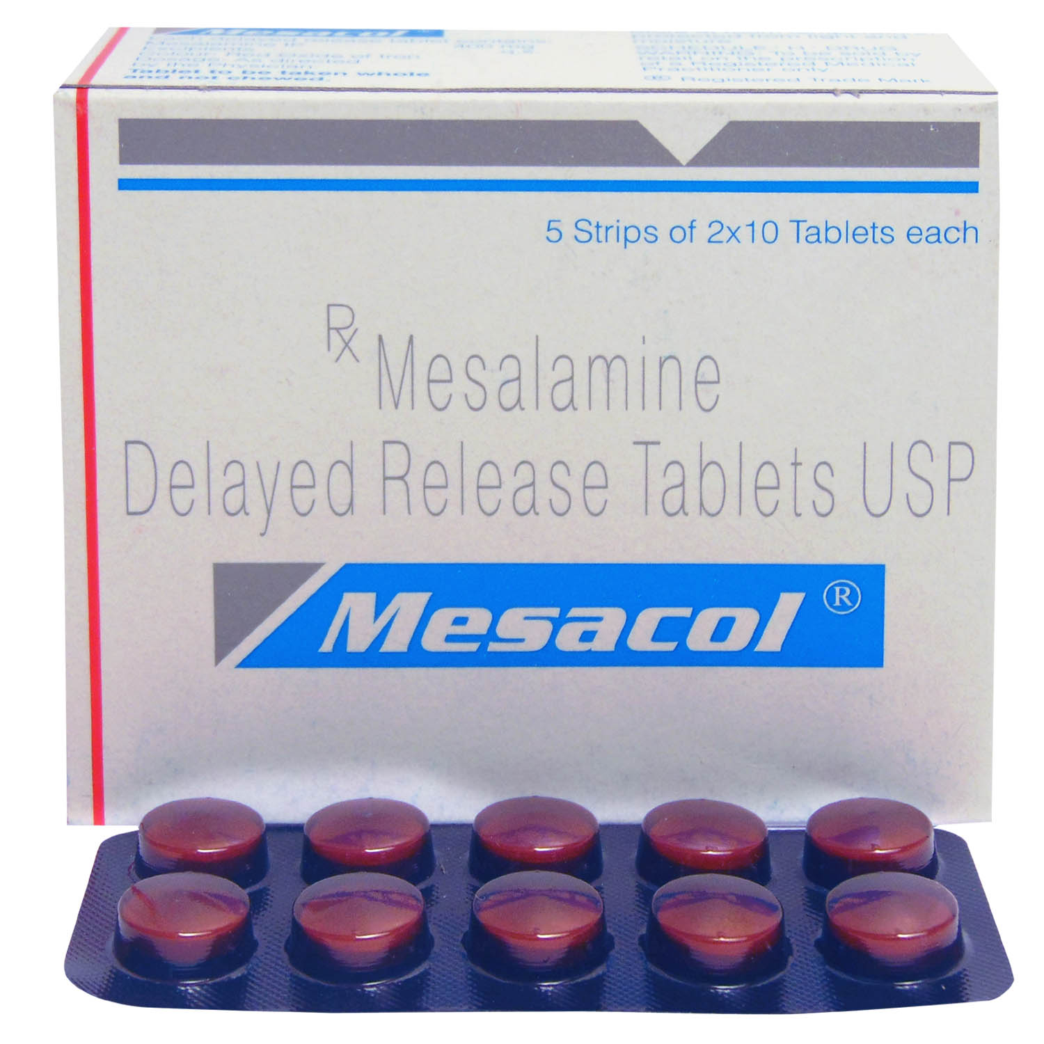 Mesacol 400 mg Tablet 10's, Pack of 10 TABLETS Mesacol 400 mg Tablet 10's, Pack of 10 TABLETS