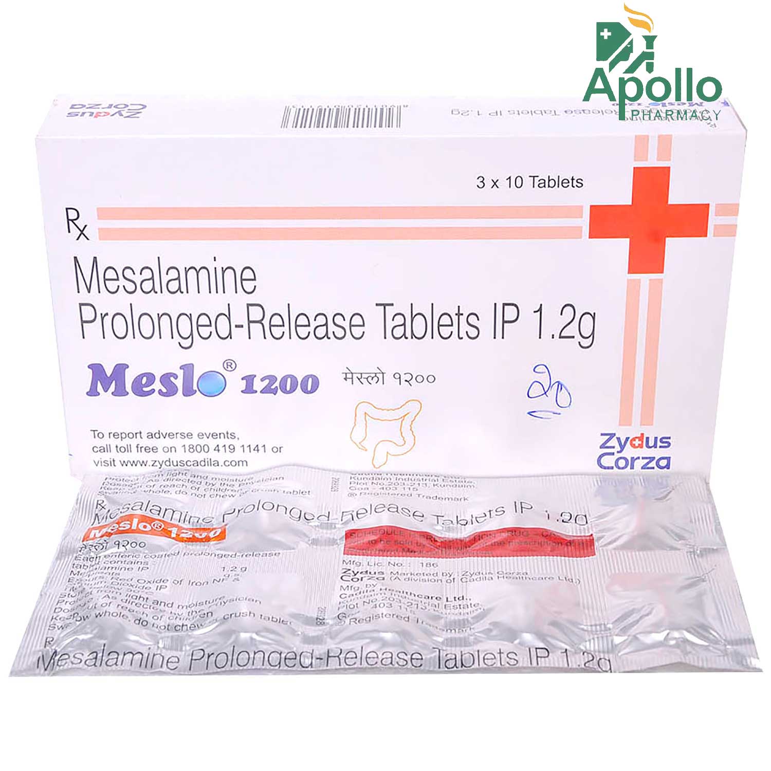Meslo 1200 Tablet 10's, Pack of 10 TABLETS Meslo 1200 Tablet 10's, Pack of 10 TABLETS