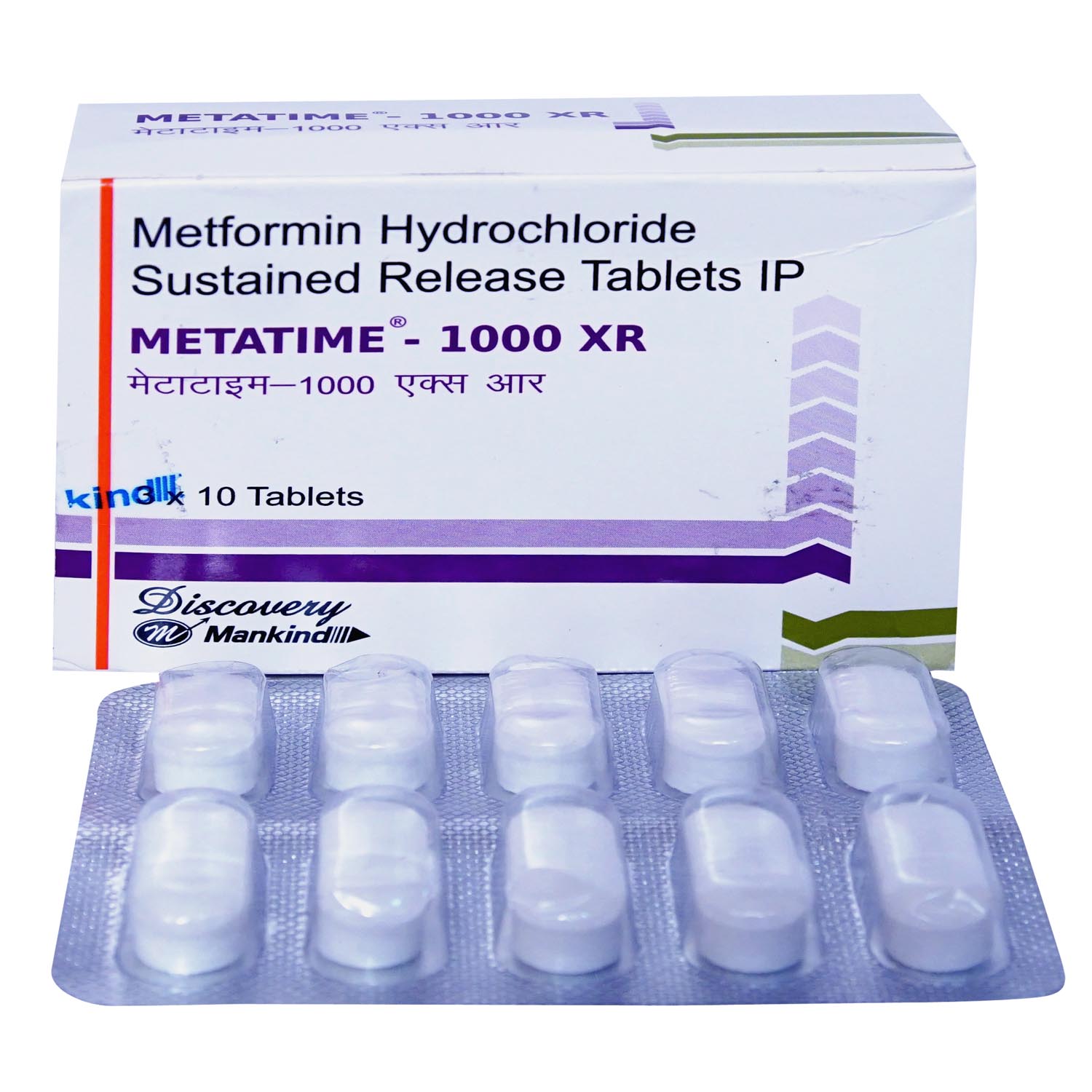 Metatime 1000 XR Tablet 10's, Pack of 10 TABLETS Metatime 1000 XR Tablet 10's, Pack of 10 TABLETS