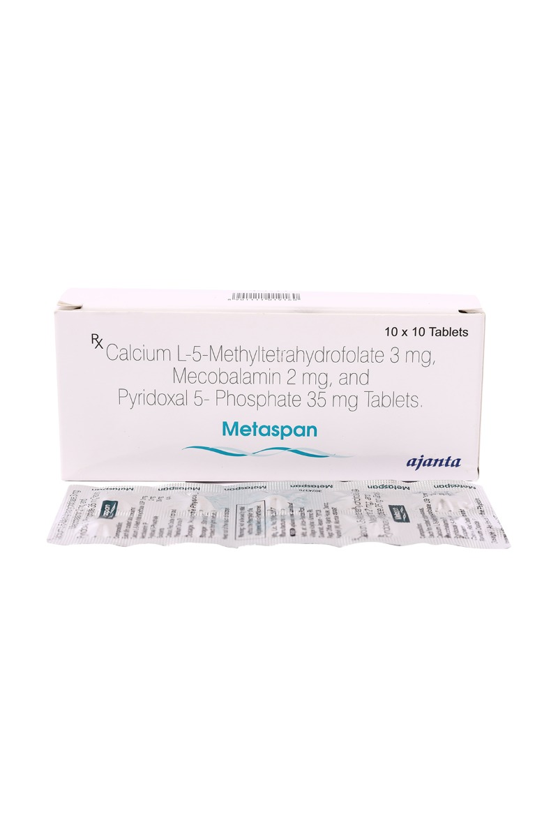 Metaspan Tablet 10's, Pack of 10 TabletS Metaspan Tablet 10's, Pack of 10 TabletS