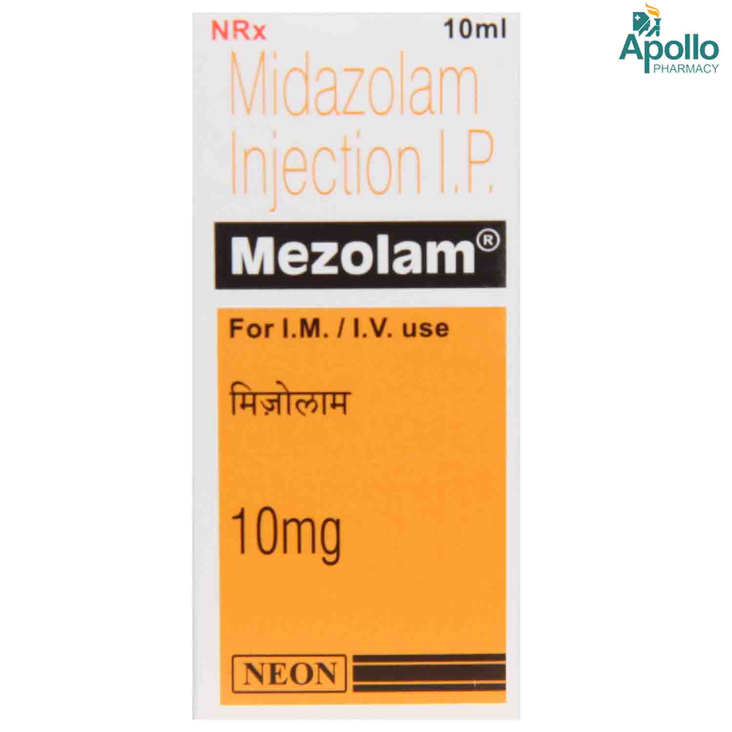Mezolam Injection 10 ml, Pack of 1 Injection Mezolam Injection 10 ml, Pack of 1 Injection