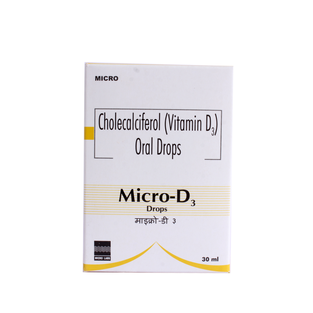 Micro D3 Drops 30 ml, Pack of 1 Micro D3 Drops 30 ml, Pack of 1