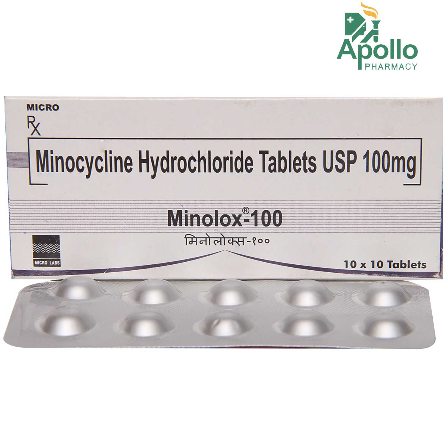 Minolox 100 Tablet 10's, Pack of 10 TABLETS Minolox 100 Tablet 10's, Pack of 10 TABLETS