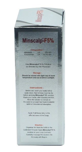 Minscalp-F 5% Solution 60 ml, Pack of 1 SOLUTION Minscalp-F 5% Solution 60 ml, Pack of 1 SOLUTION