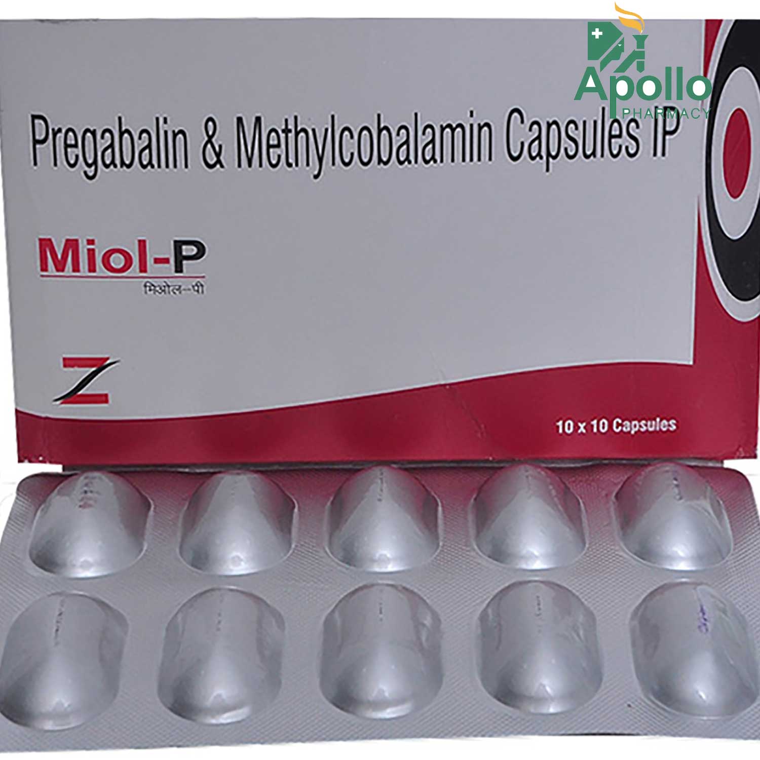 Miol-P Capsule 10's, Pack of 10 Miol-P Capsule 10's, Pack of 10
