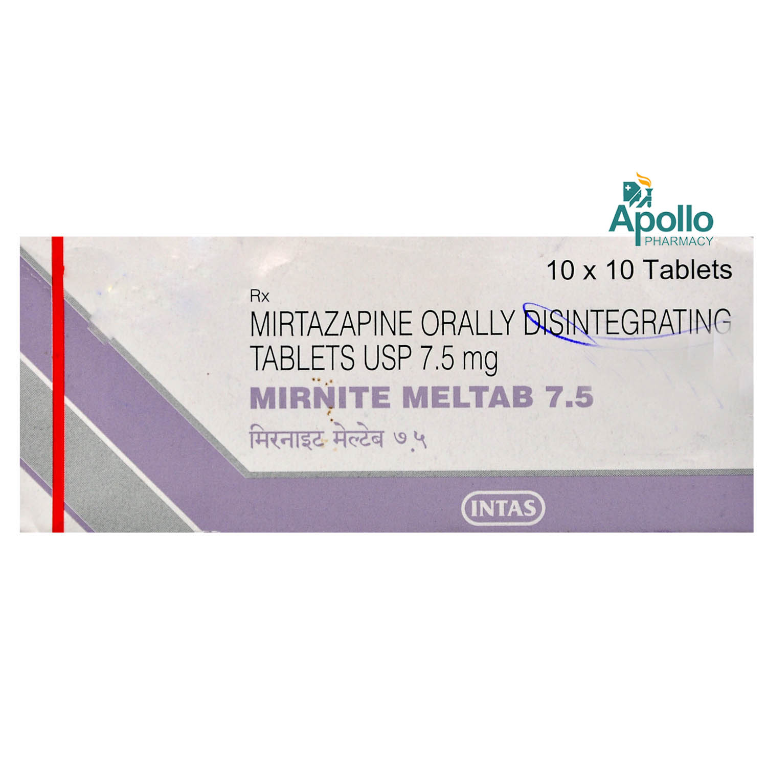 Mirnite Meltab 7.5 Tablet 10's, Pack of 10 TABLETS Mirnite Meltab 7.5 Tablet 10's, Pack of 10 TABLETS