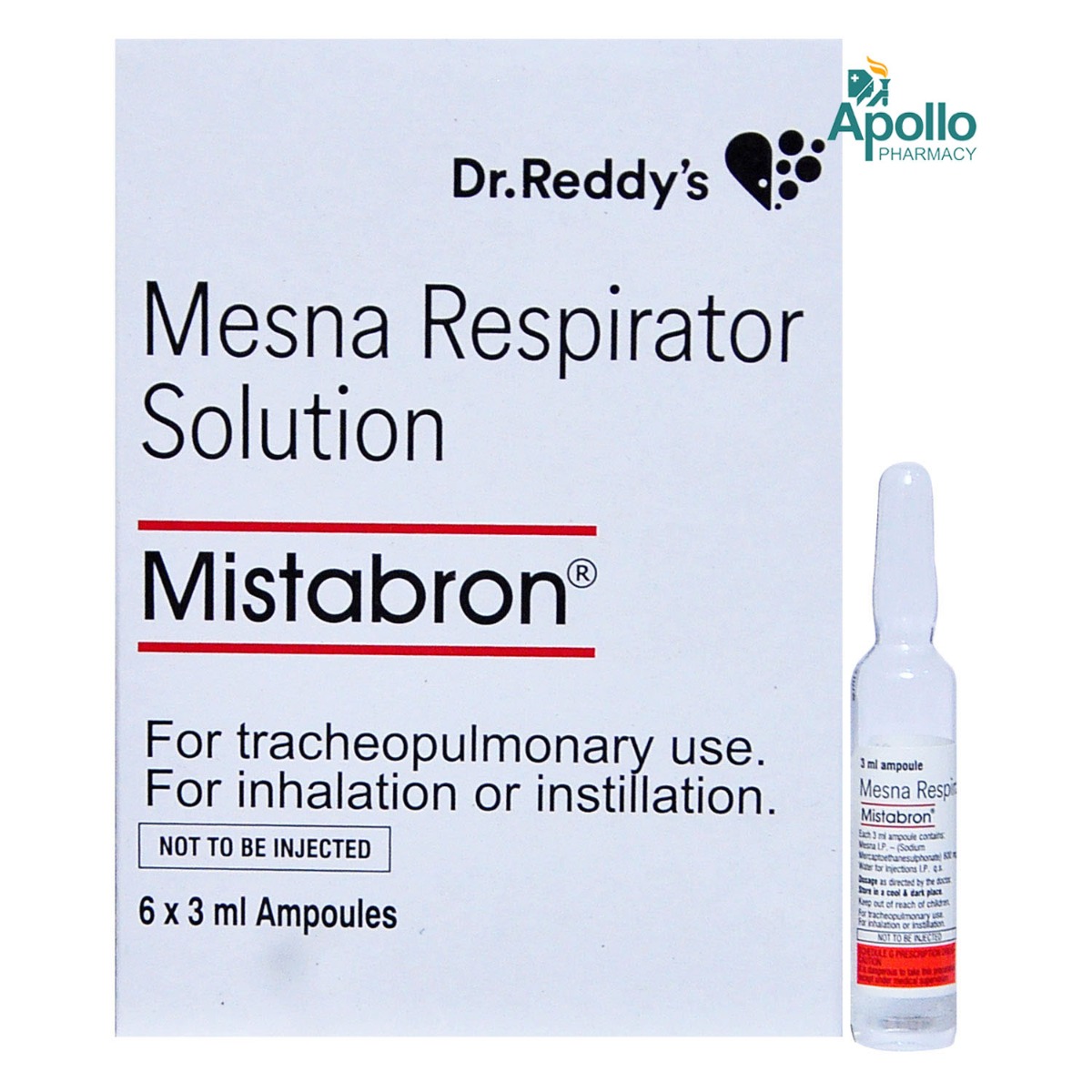 Mistabron Respirator Solution 3 ml, Pack of 1 SOLUTION Mistabron Respirator Solution 3 ml, Pack of 1 SOLUTION
