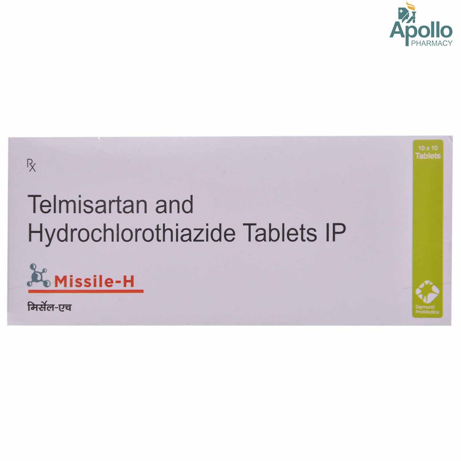 Missile H Tablet 10's, Pack of 10 Missile H Tablet 10's, Pack of 10