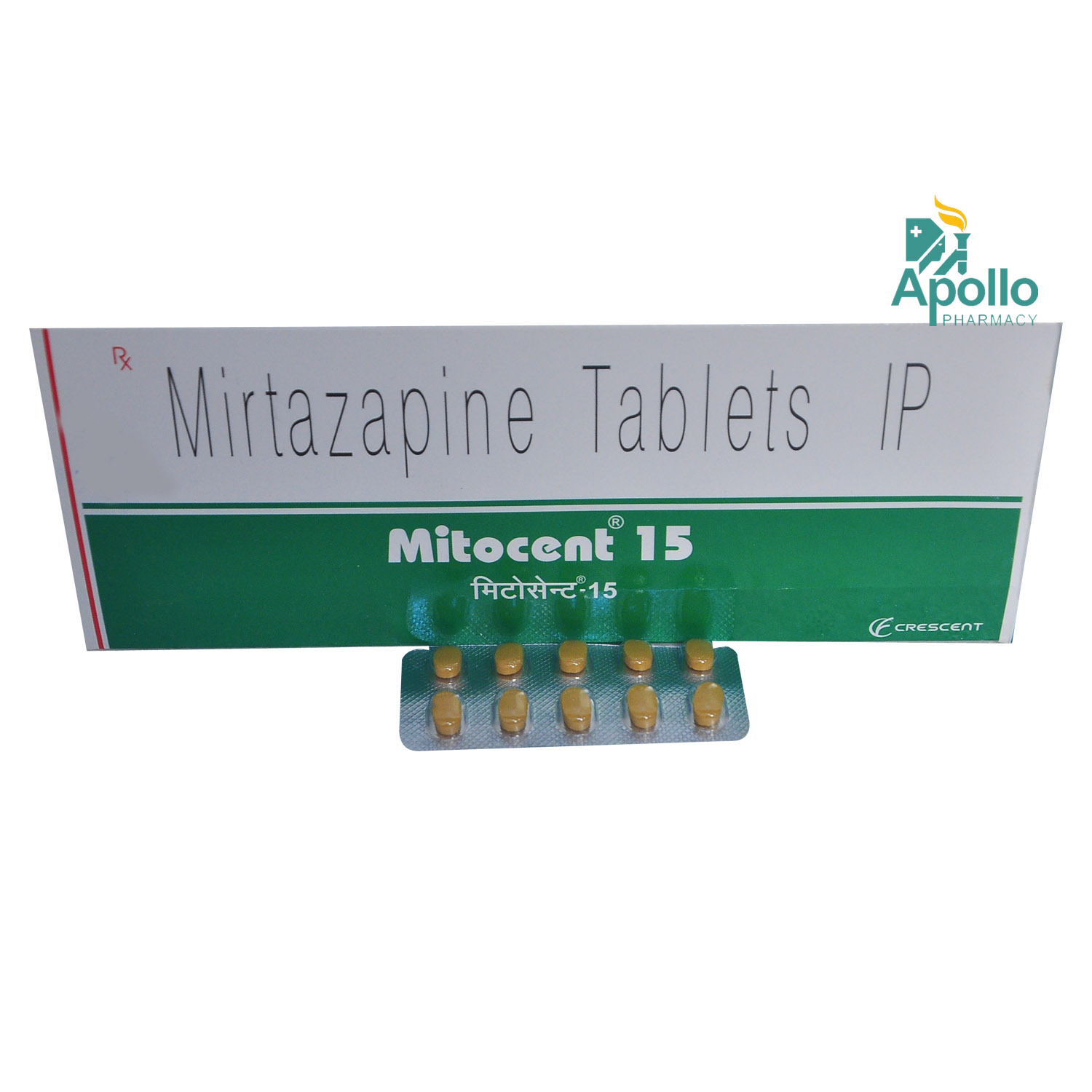 MITOCENT 15MG TABLET, Pack of 10 TABLETS MITOCENT 15MG TABLET, Pack of 10 TABLETS