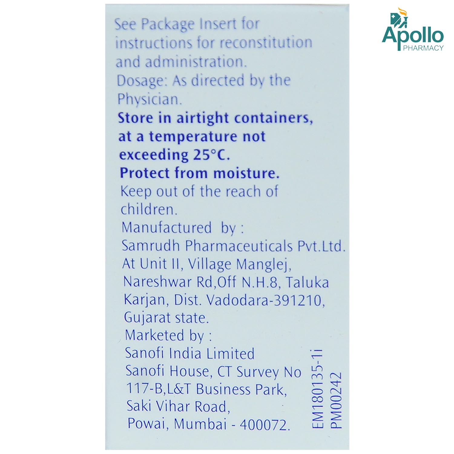 M NEM 500MG INJECTION, Pack of 1 INJECTION M NEM 500MG INJECTION, Pack of 1 INJECTION