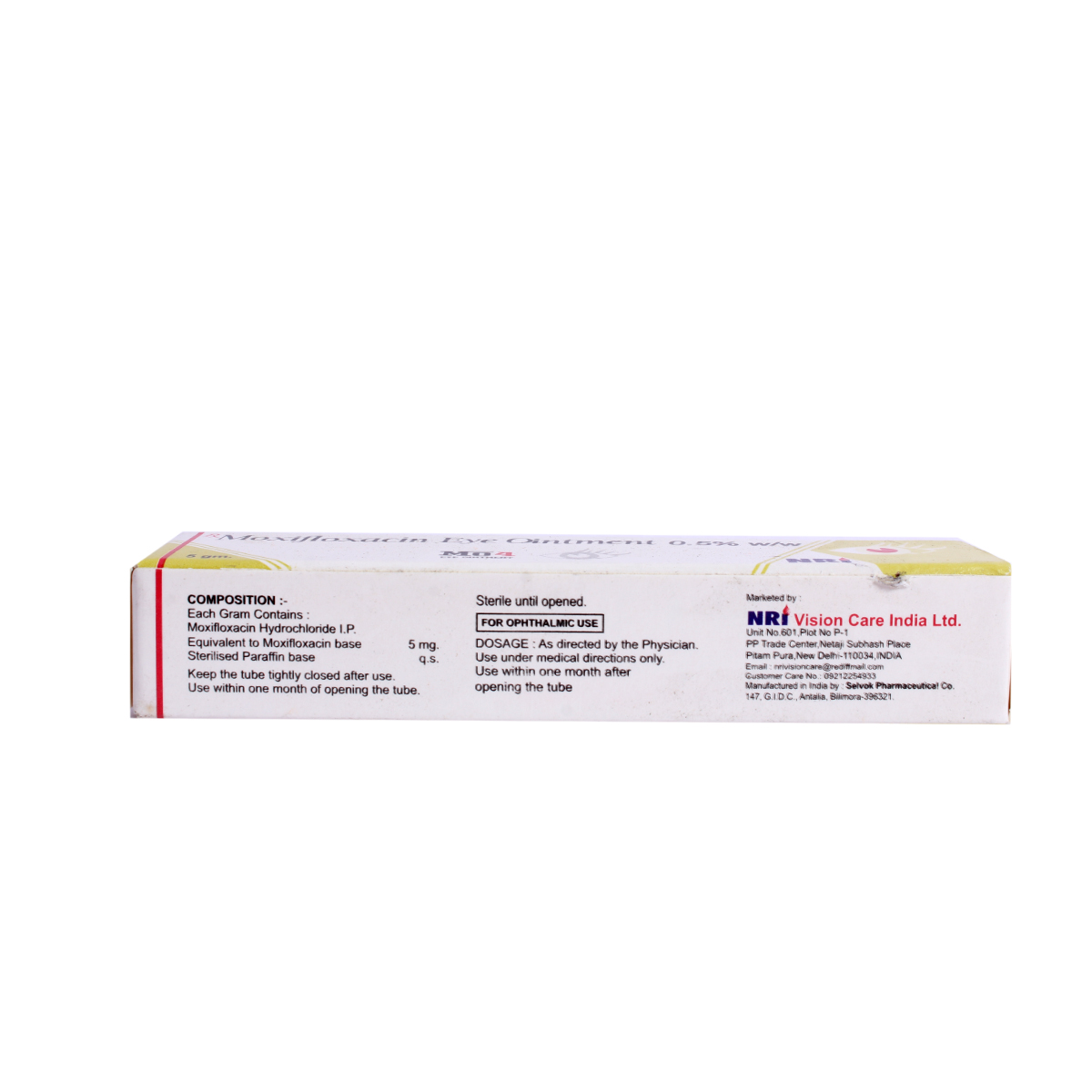 MO 4 Eye Ointment 5 gm, Pack of 1 Eye Ointment MO 4 Eye Ointment 5 gm, Pack of 1 Eye Ointment