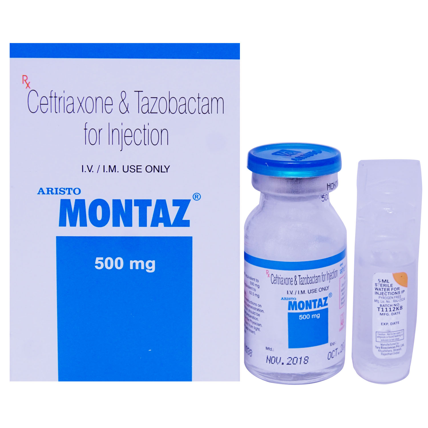 Montaz 500 mg Injection 1's, Pack of 1 Injection Montaz 500 mg Injection 1's, Pack of 1 Injection