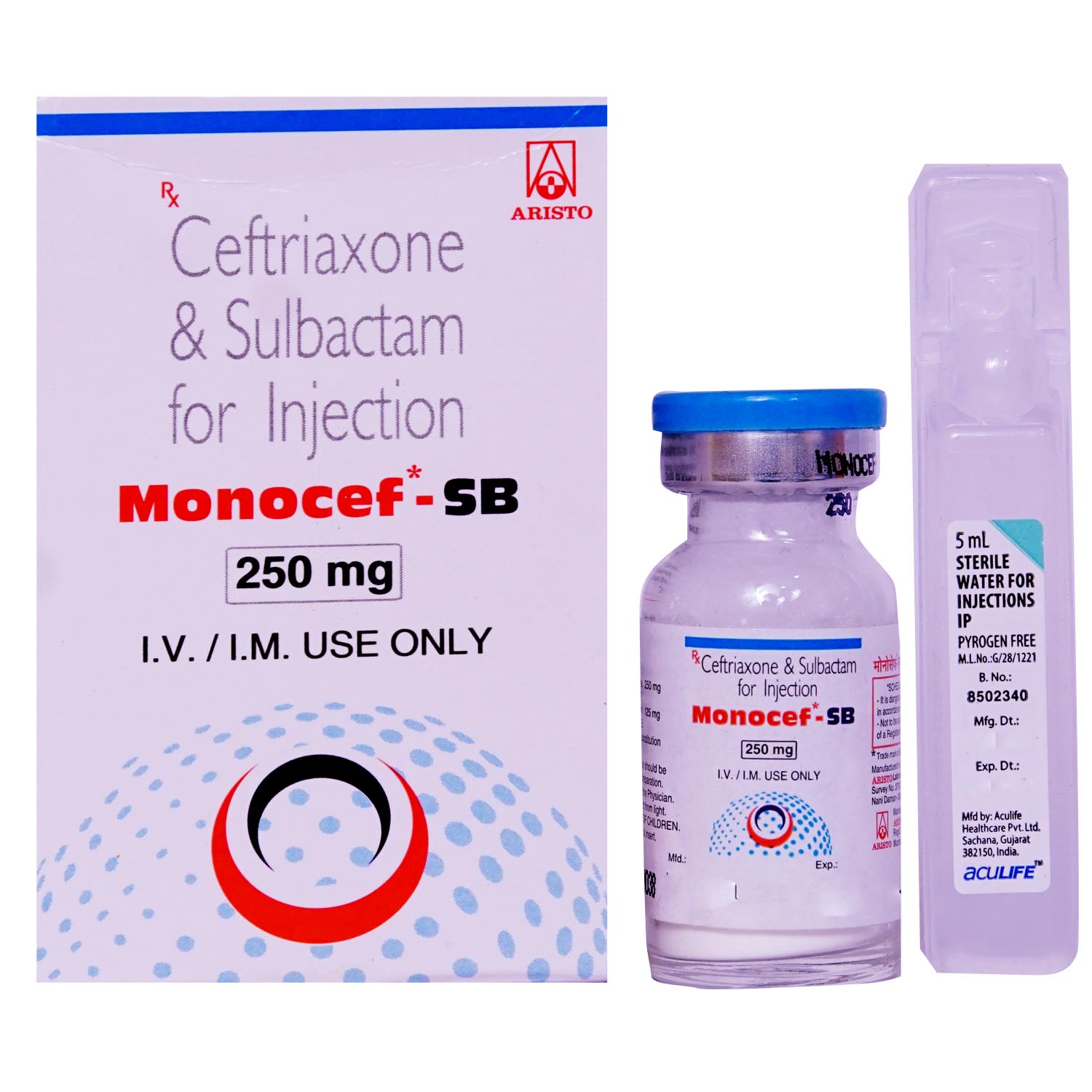 MONOCEF SB 250MG INJECTION, Pack of 1 INJECTION MONOCEF SB 250MG INJECTION, Pack of 1 INJECTION