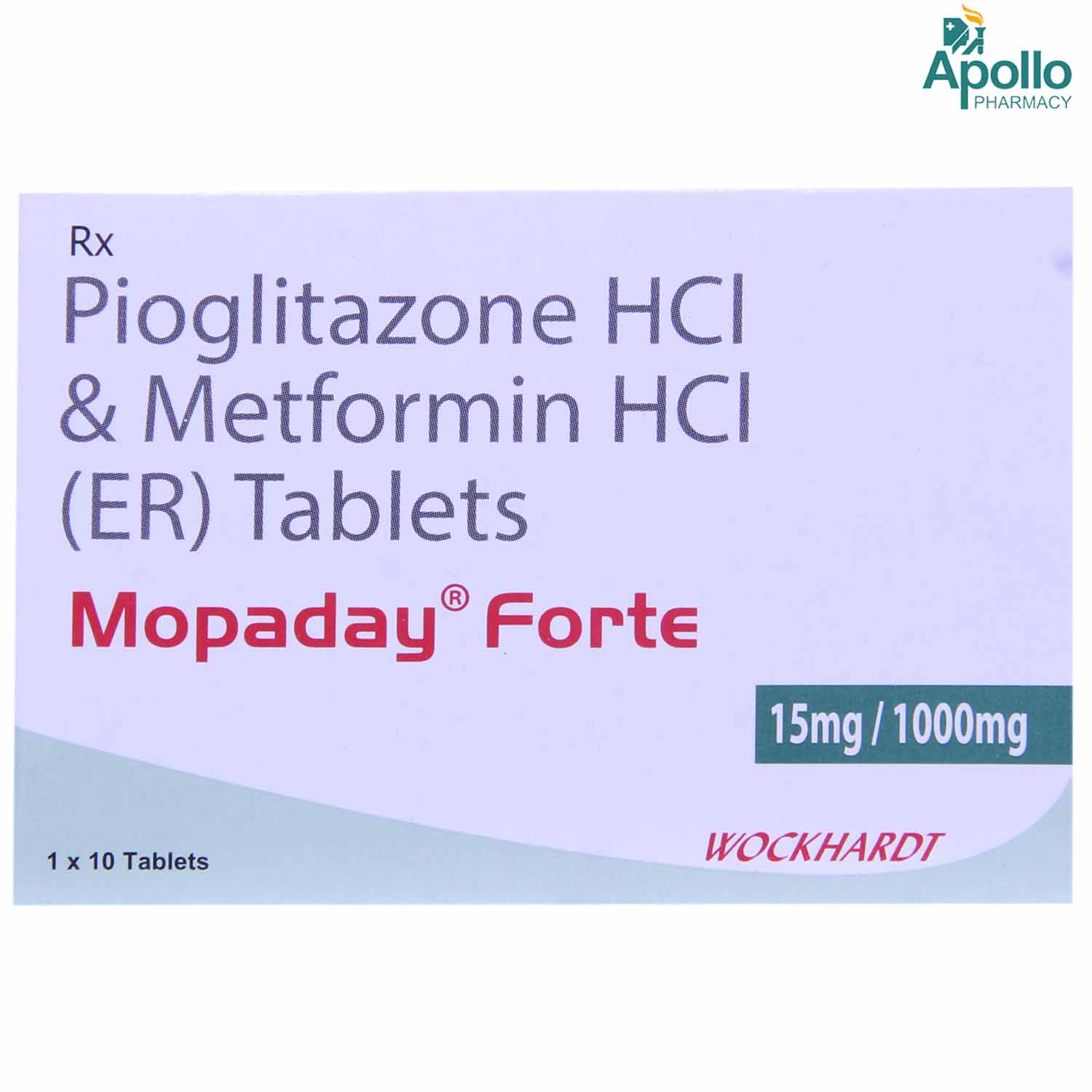 Buy Mopaday Forte Tablet 10's Online