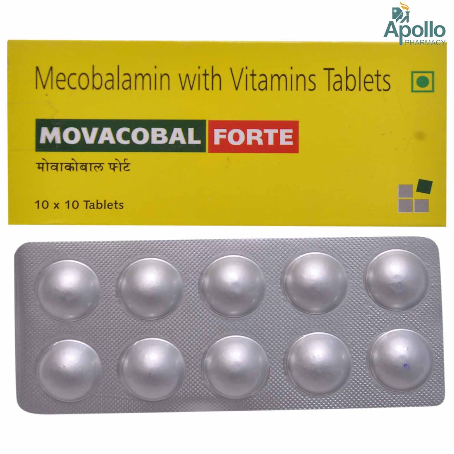 MOVACOBAL FORTE TABLET 10'S , Pack of 10 TabletS MOVACOBAL FORTE TABLET 10'S , Pack of 10 TabletS
