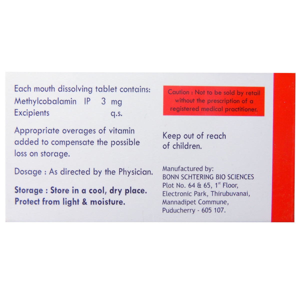 Movacobal-MD 3 Tablet 10's, Pack of 10 TABLETS Movacobal-MD 3 Tablet 10's, Pack of 10 TABLETS