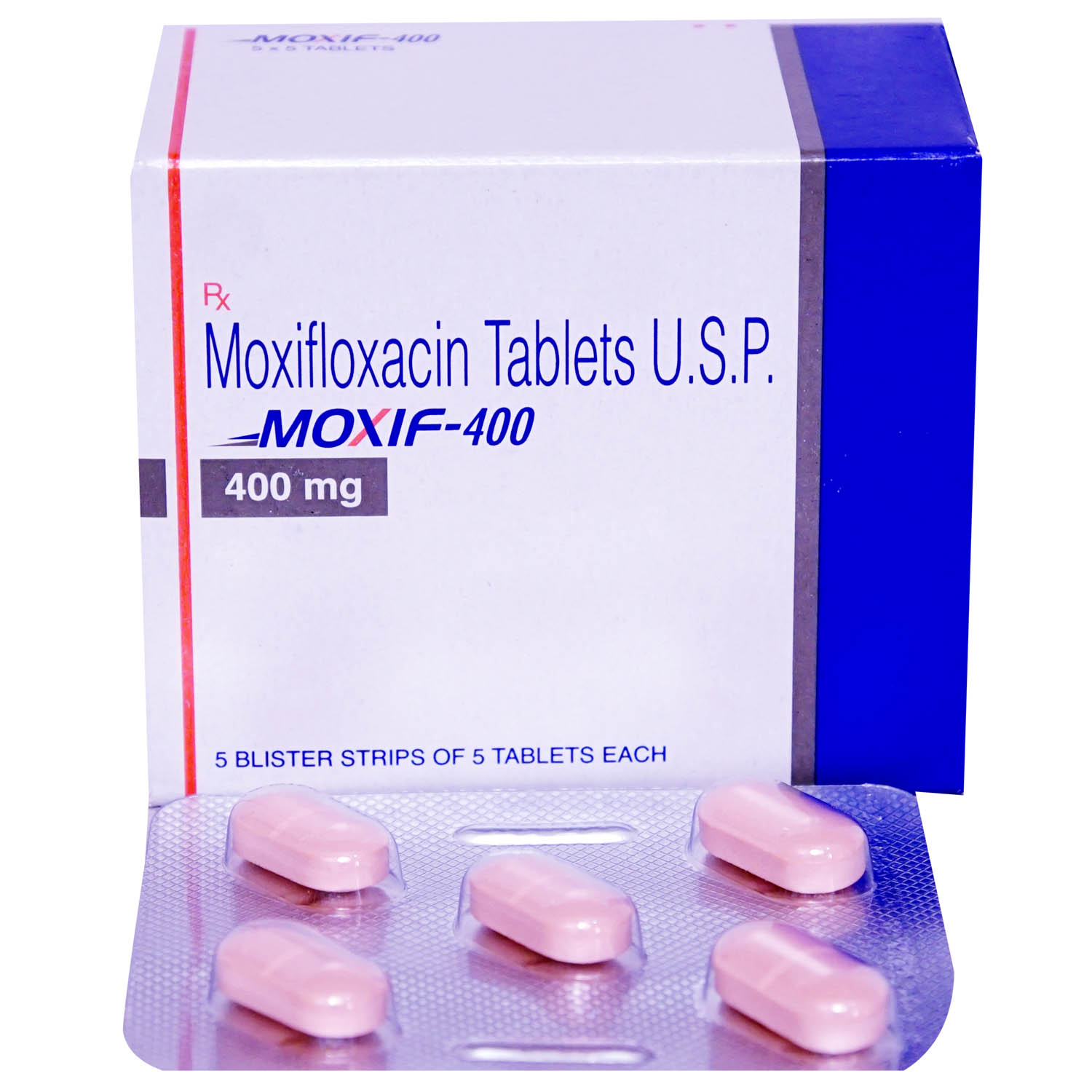 Moxif 400 Tablet 5's, Pack of 5 TABLETS Moxif 400 Tablet 5's, Pack of 5 TABLETS