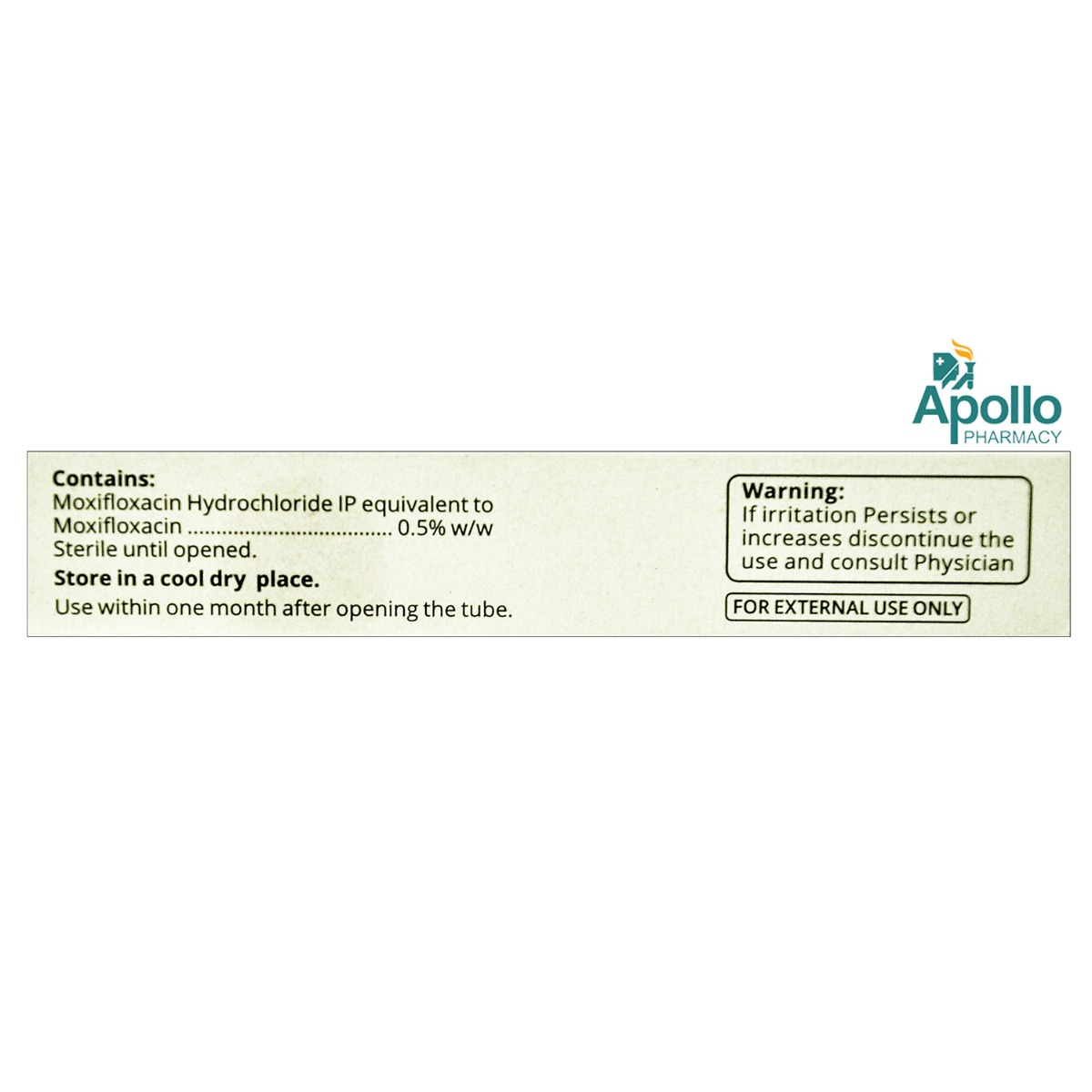 Moxicip Eye Ointment 5 gm, Pack of 1 EYE OINTMENT Moxicip Eye Ointment 5 gm, Pack of 1 EYE OINTMENT