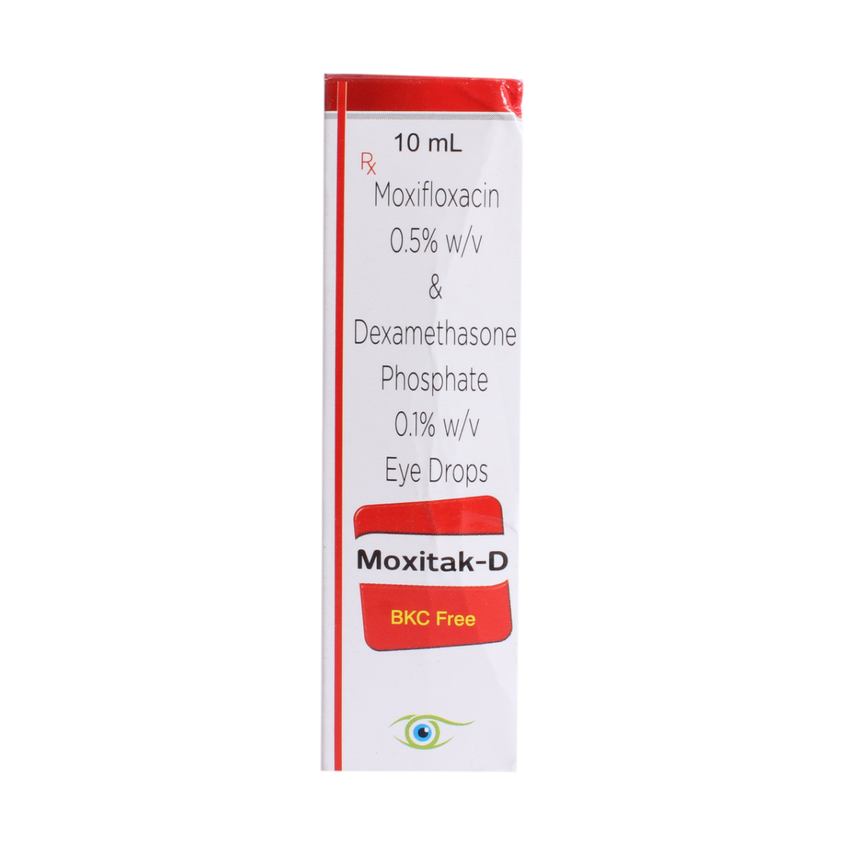 Moxitak-D Eye Drops 10ml, Pack of 1 Drops Moxitak-D Eye Drops 10ml, Pack of 1 Drops