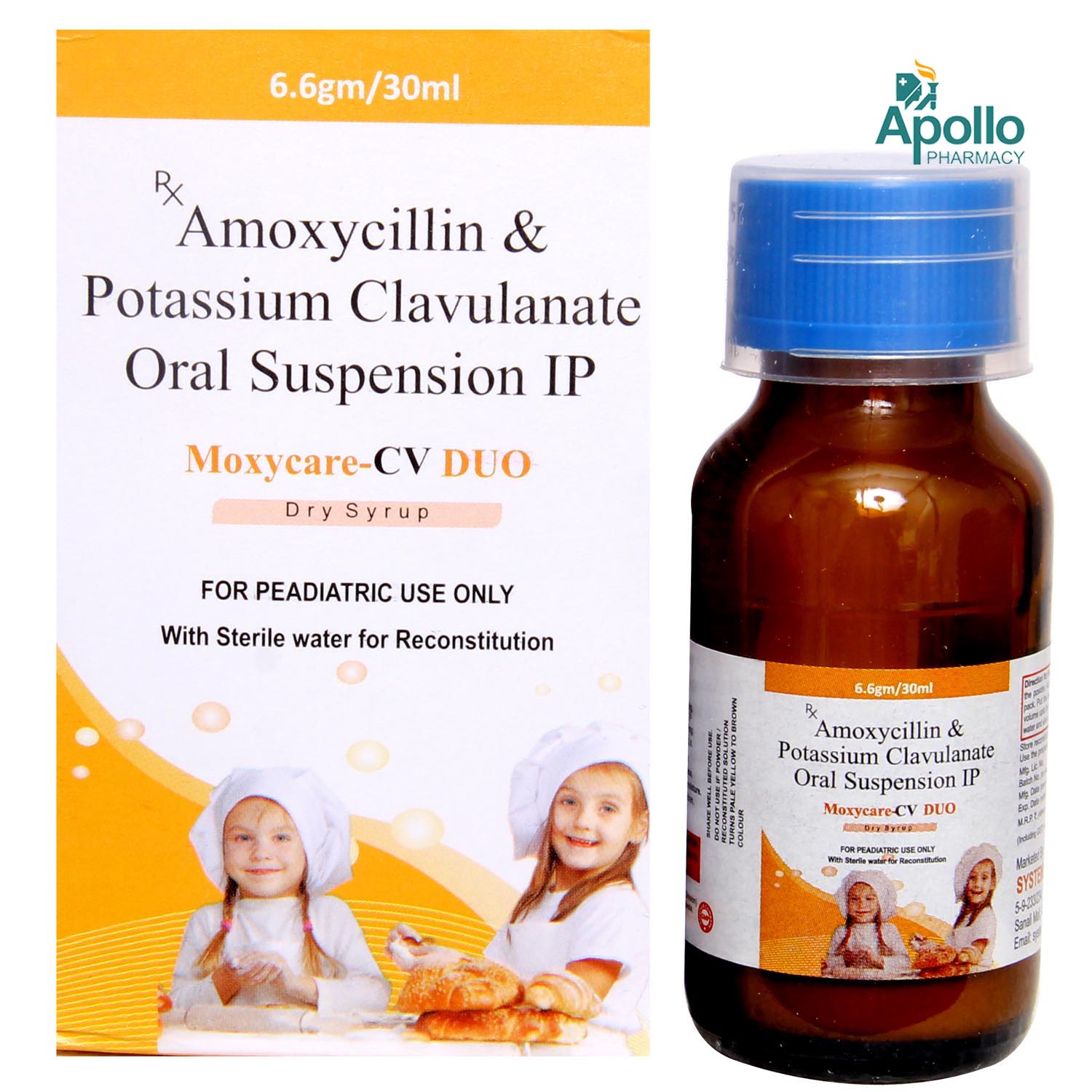 Moxycare-CV DUO Suspension 30 ml, Pack of 1 Suspension Moxycare-CV DUO Suspension 30 ml, Pack of 1 Suspension