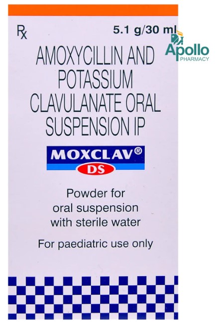 Moxclav DS Powder For Oral Suspension 30 ml, Pack of 1 Syrup Moxclav DS Powder For Oral Suspension 30 ml, Pack of 1 Syrup