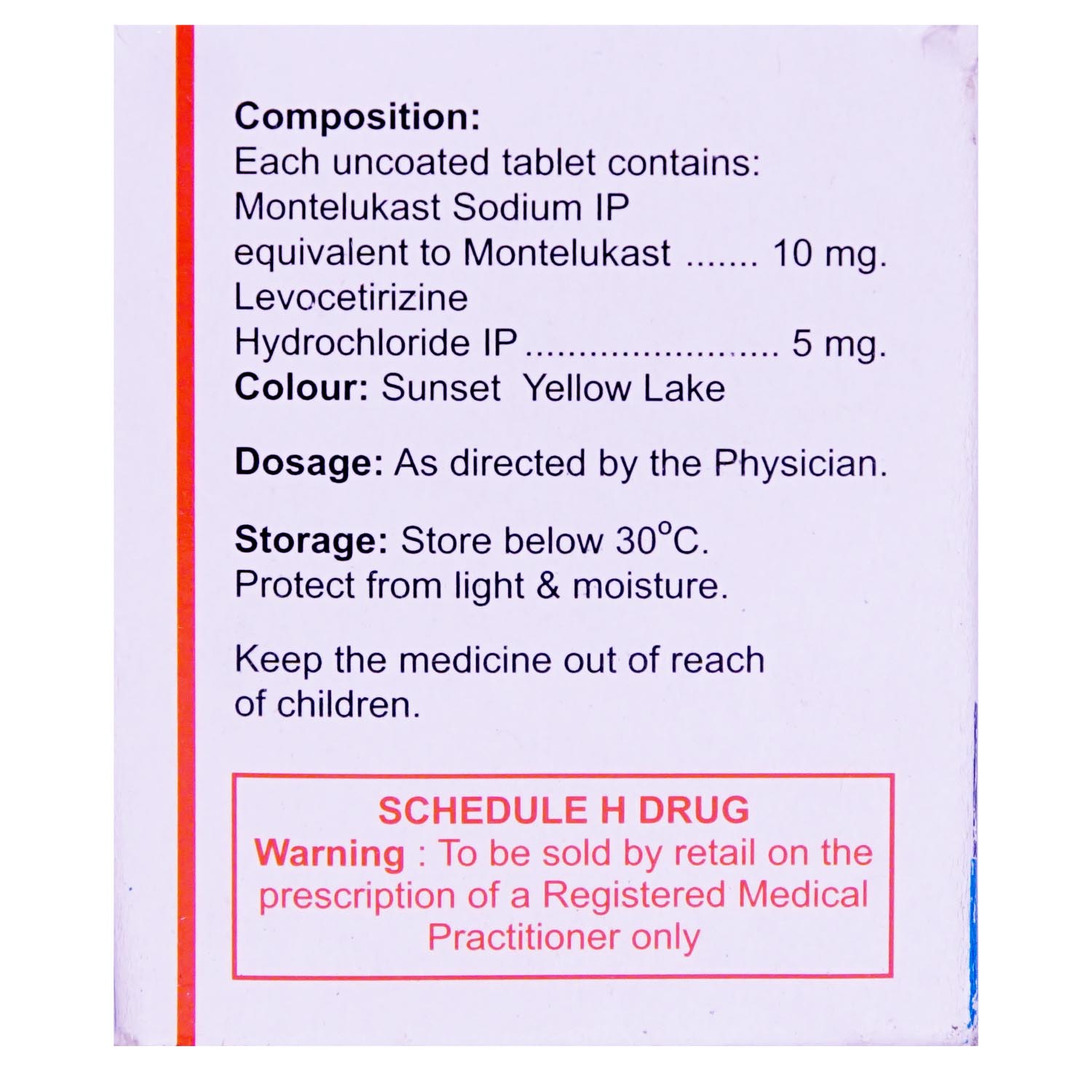 MTnL Tablet 10's, Pack of 10 TABLETS MTnL Tablet 10's, Pack of 10 TABLETS